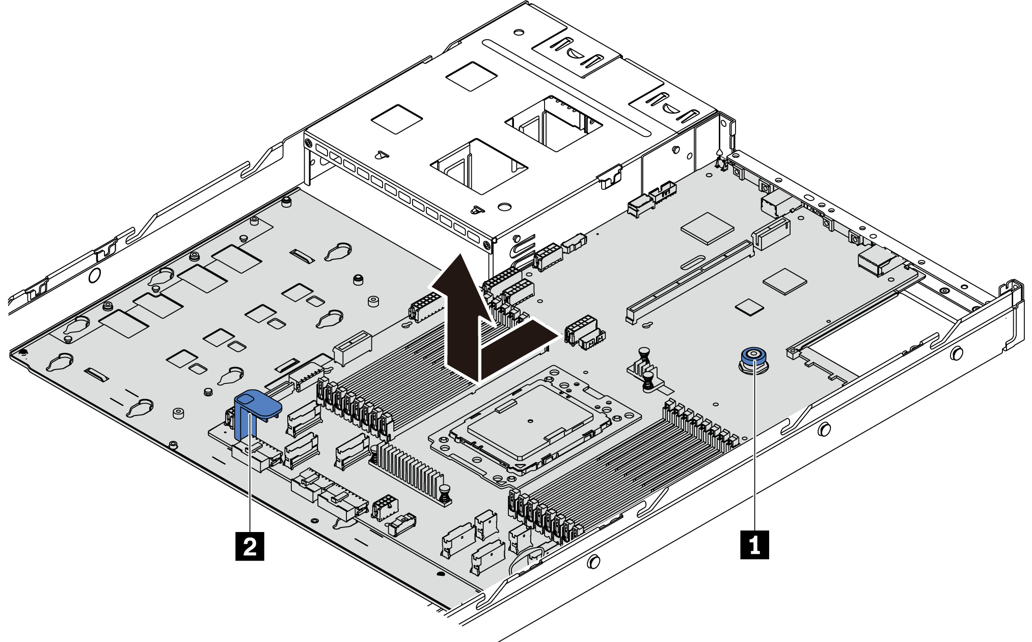 System board removal