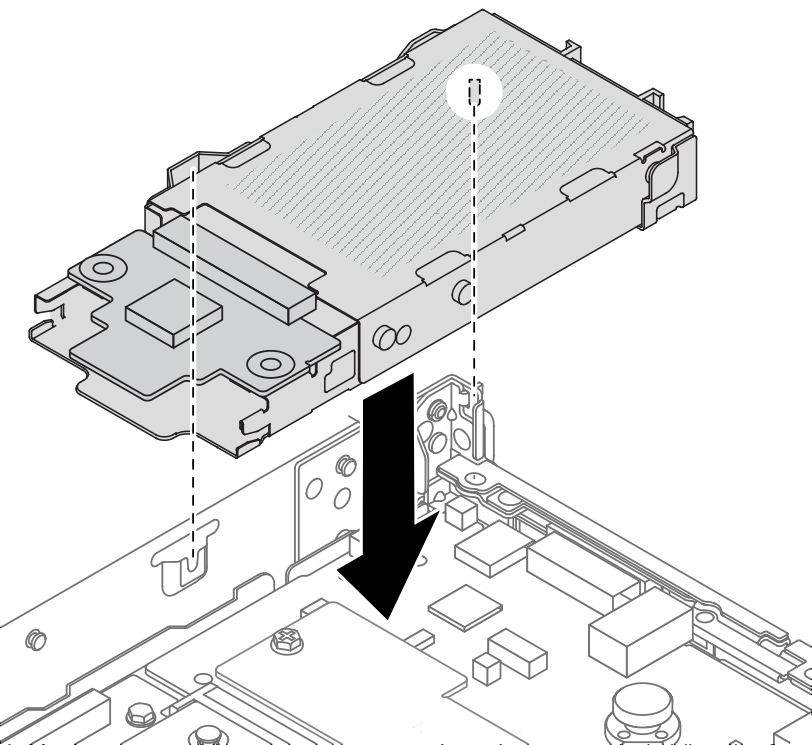 Hot-swap rear drive cage installation