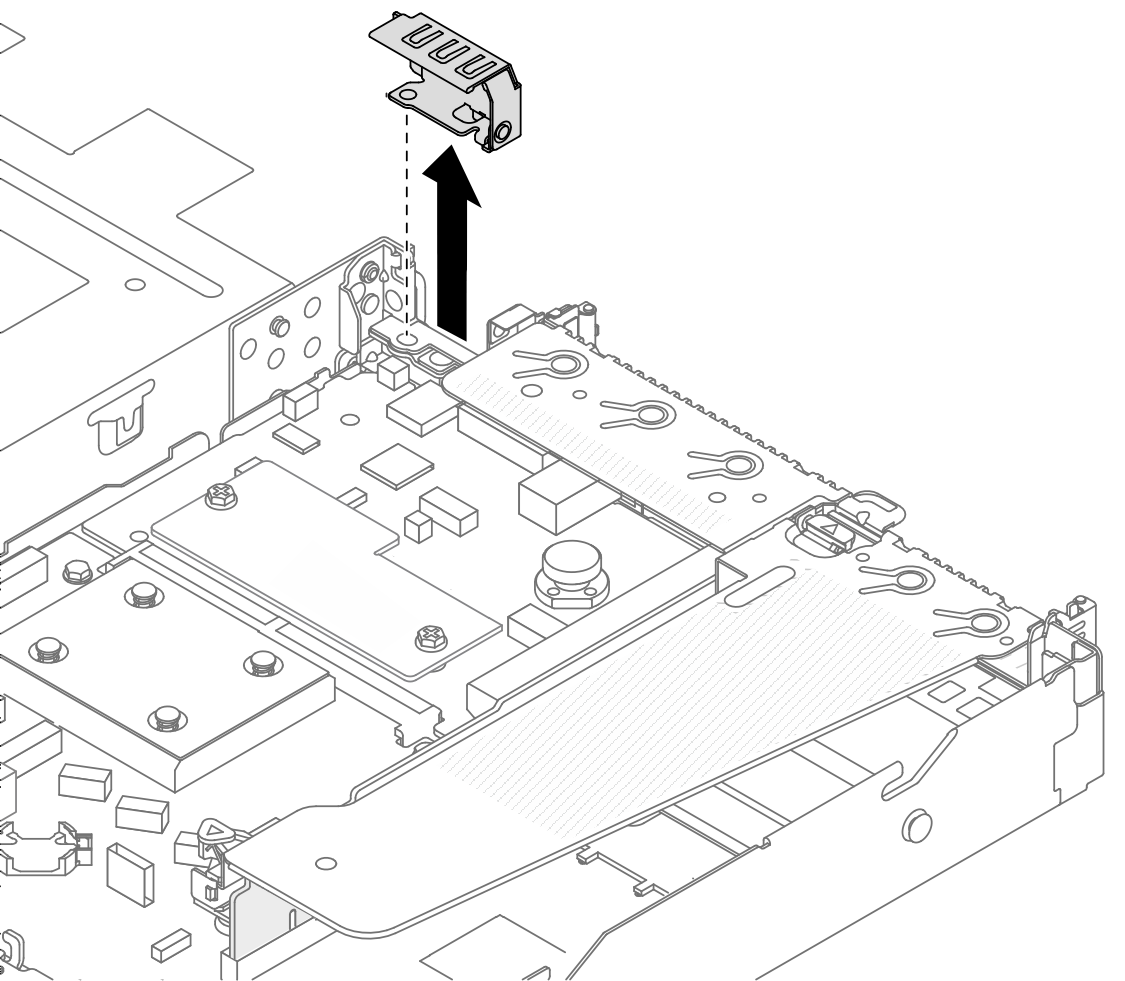 Rear wall bracket removal