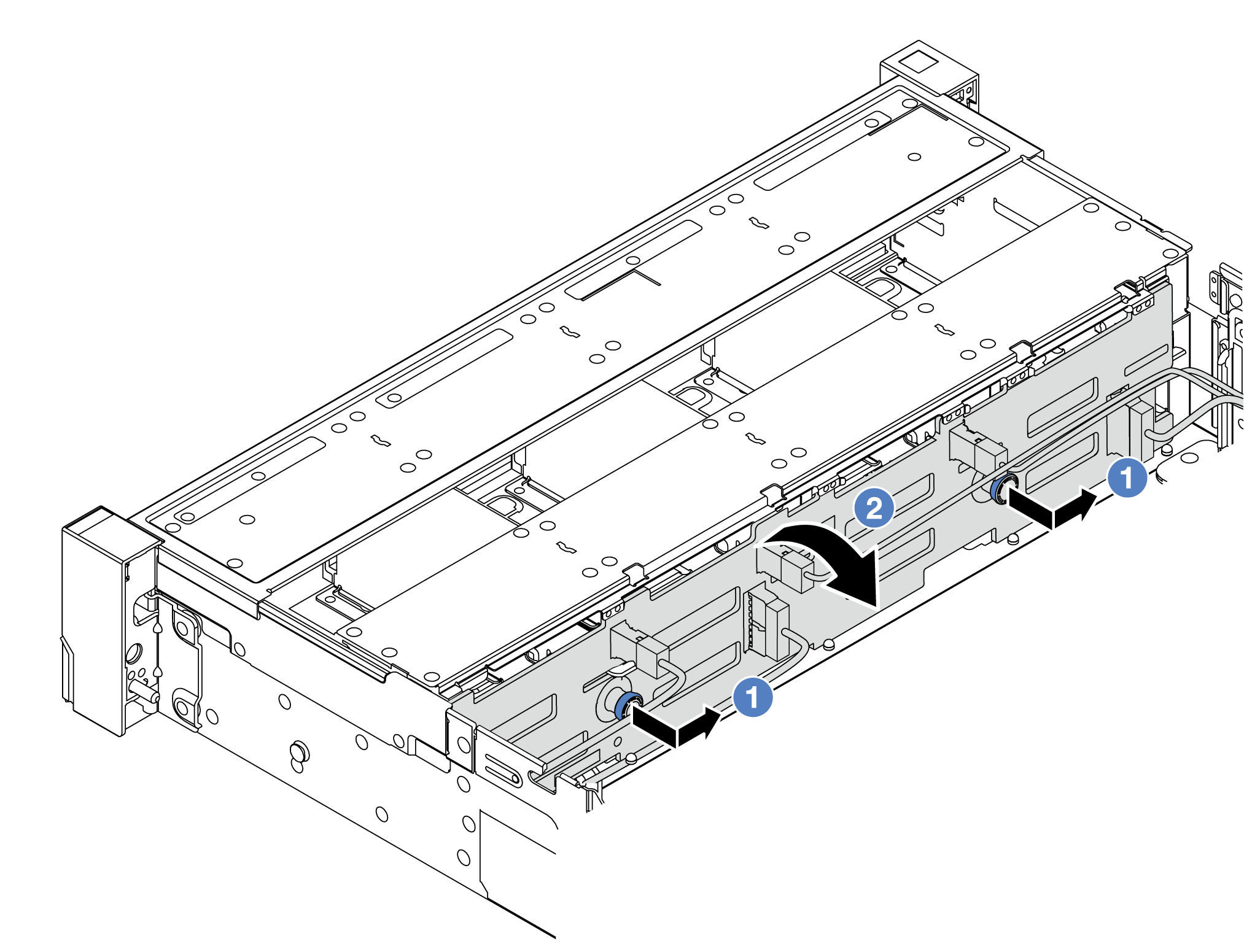 3.5-inch drive backplane removal
