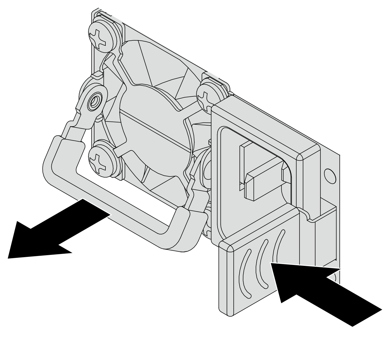 Removing the hot-swap power supply unit