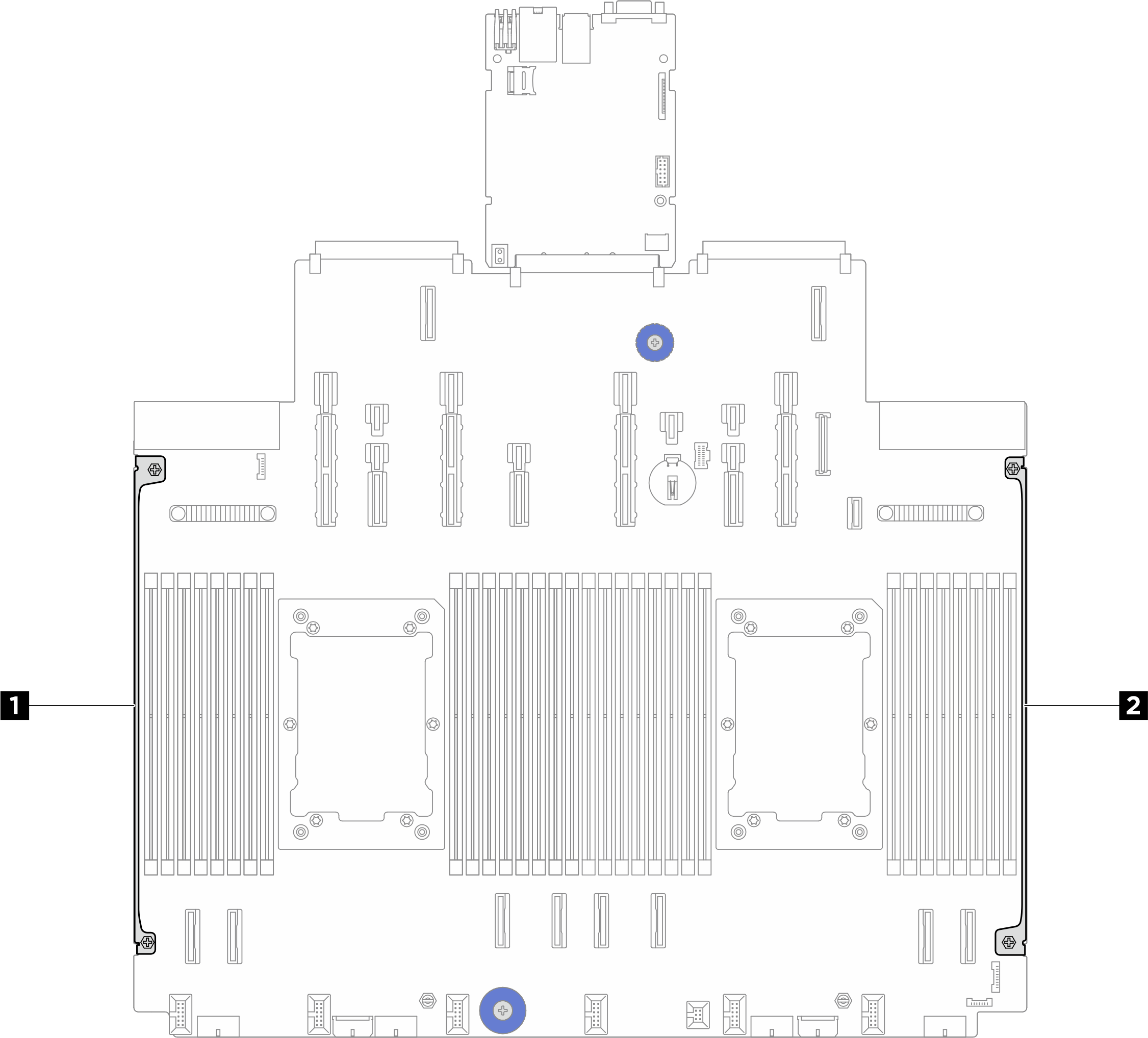 Cable wall locations