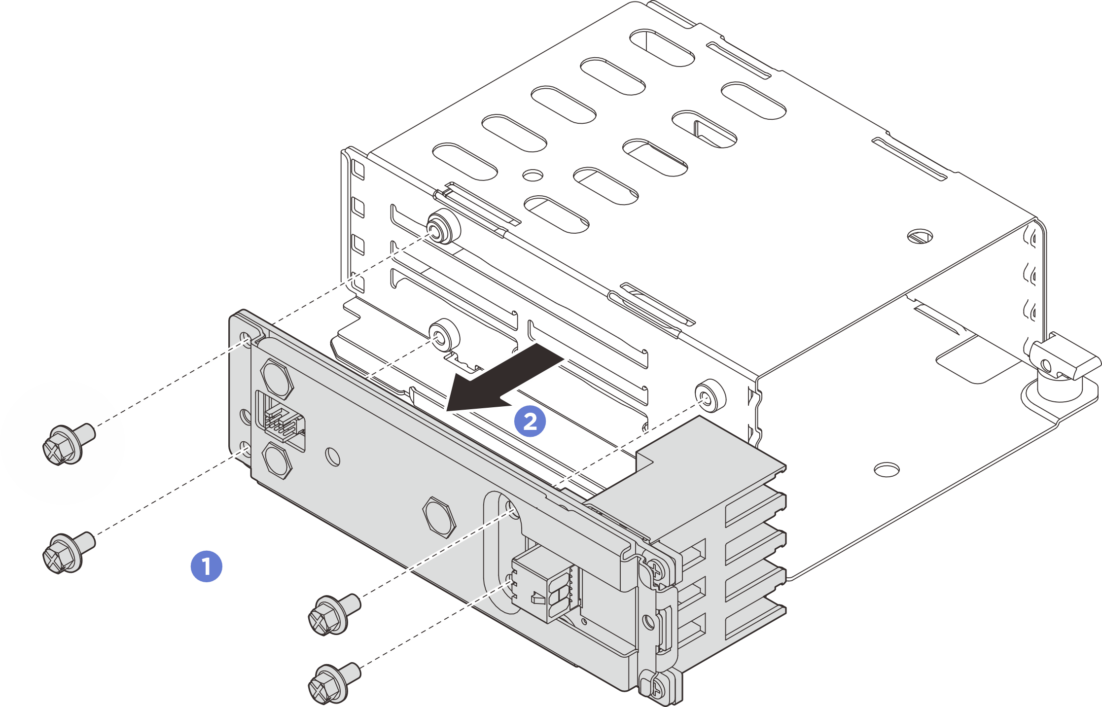 Removing the backplane assembly