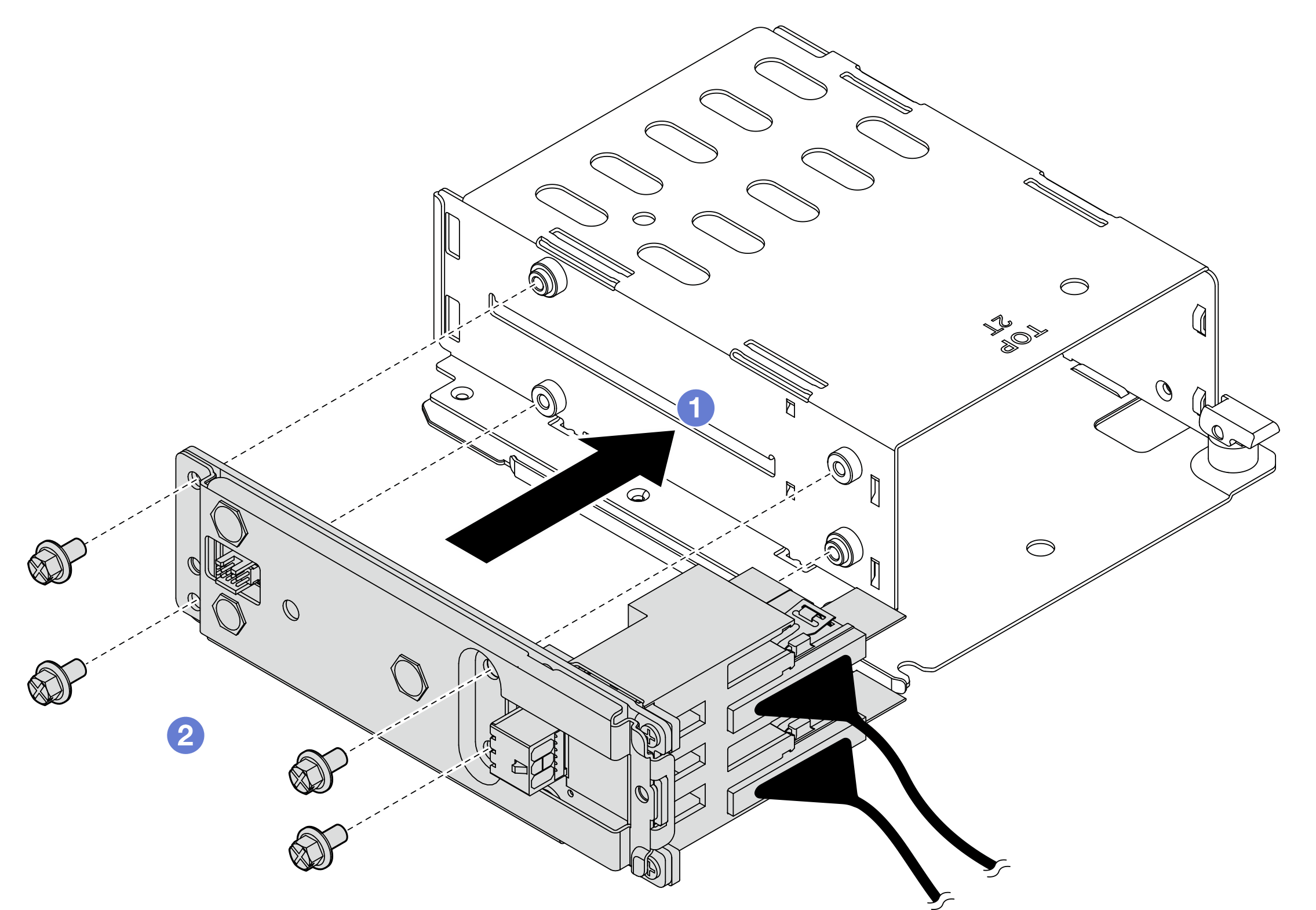 Installing the backplane