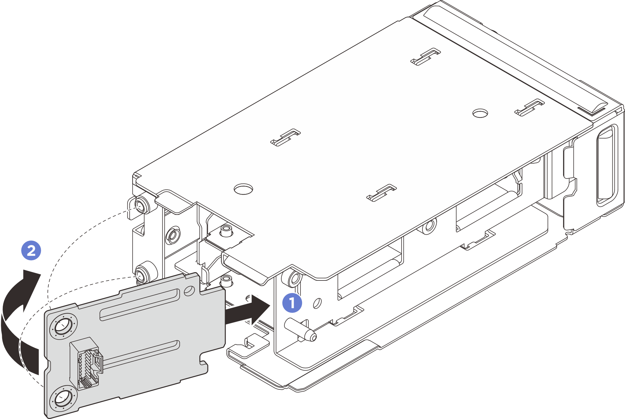 Installing the M.2 boot backplane