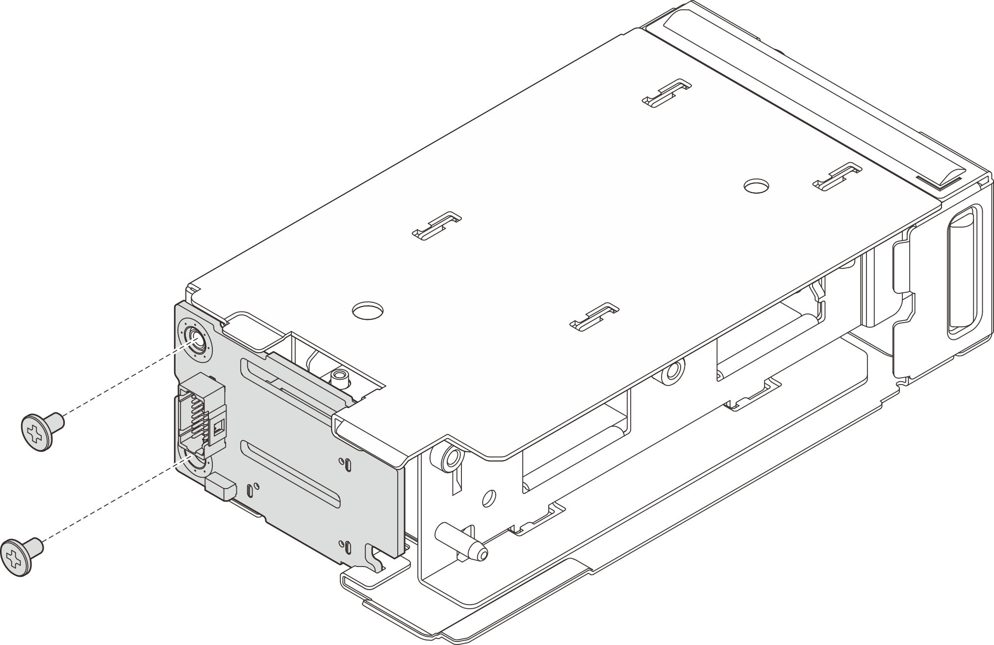 Installing the M.2 boot backplane