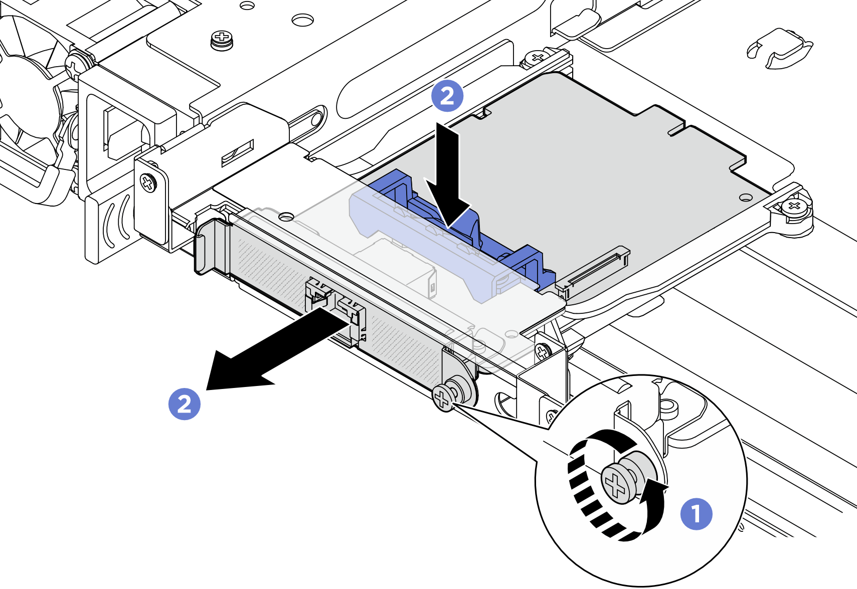 Removing the management NIC adapter