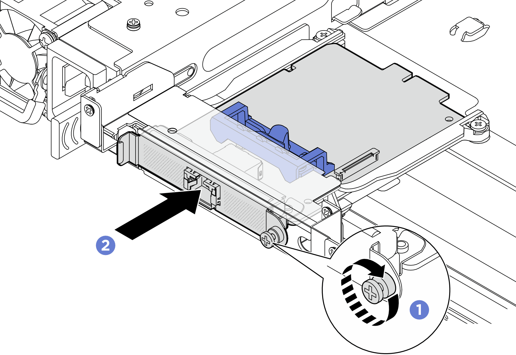 Installing the management NIC adapter