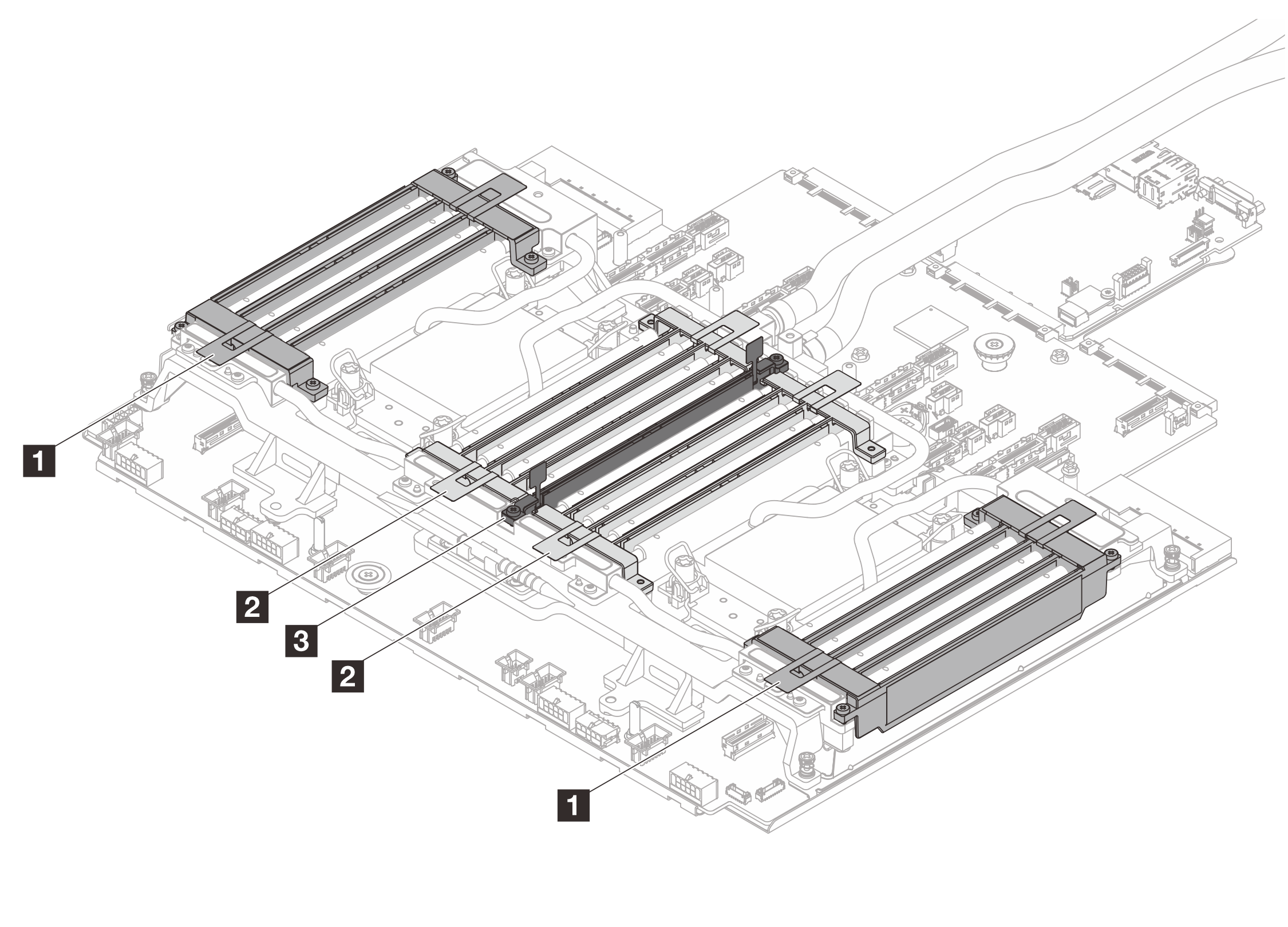 Sequence for bracket and screw installation