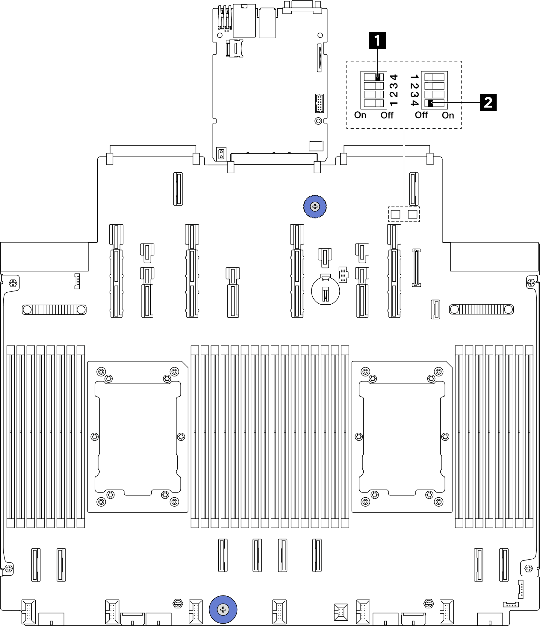System-board switches