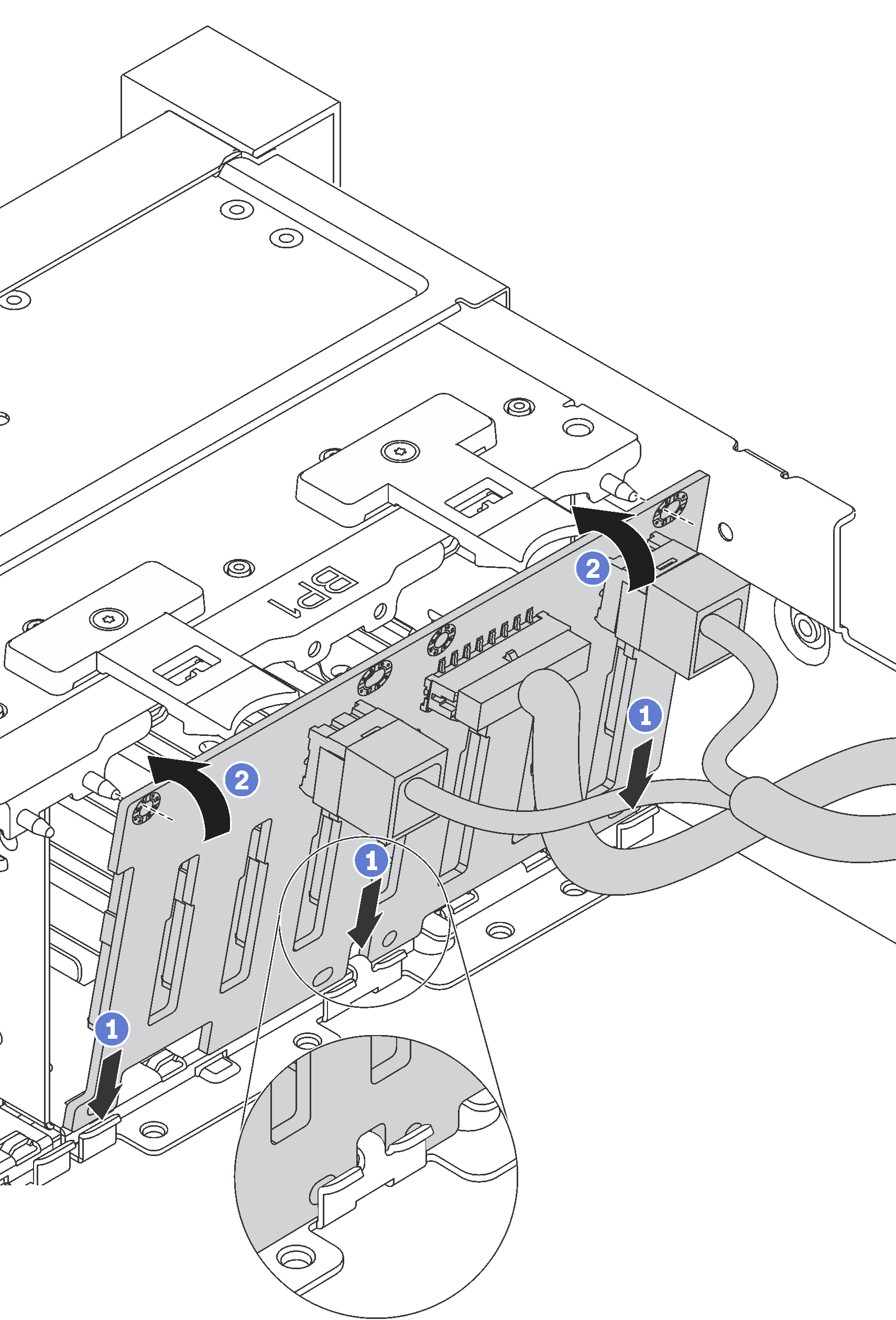 2.5-inch-drive backplane installation