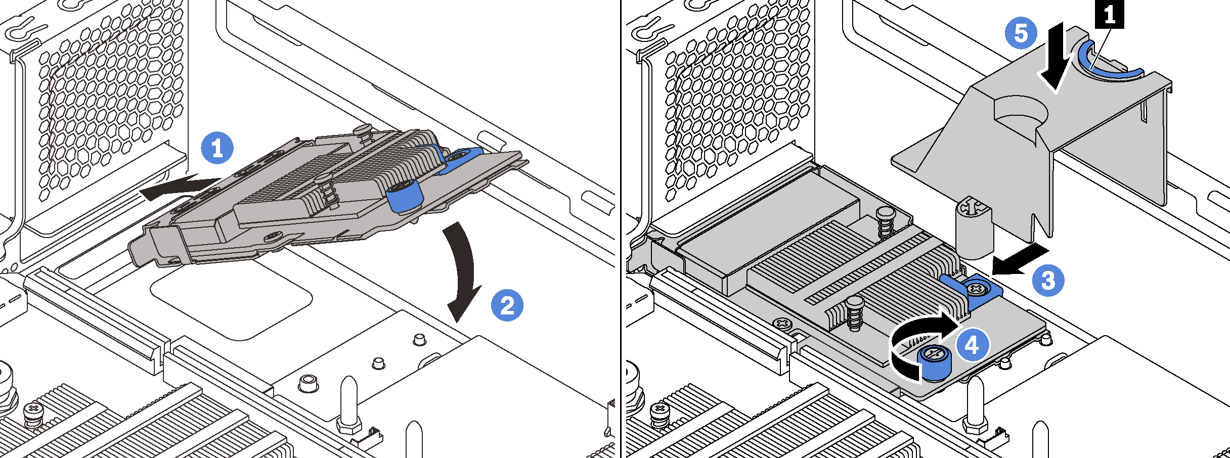 LOM adapter installation