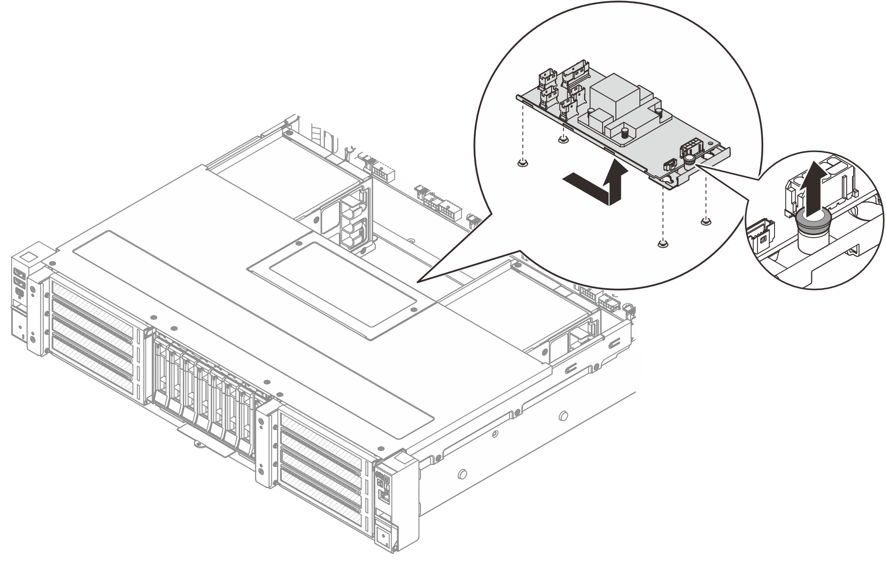 Internal CFF adapter removal