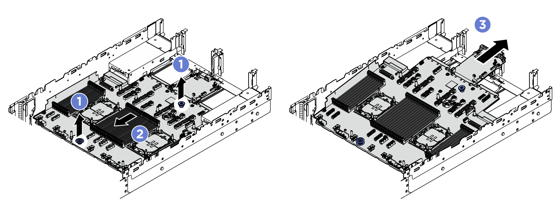 system board assembly removal