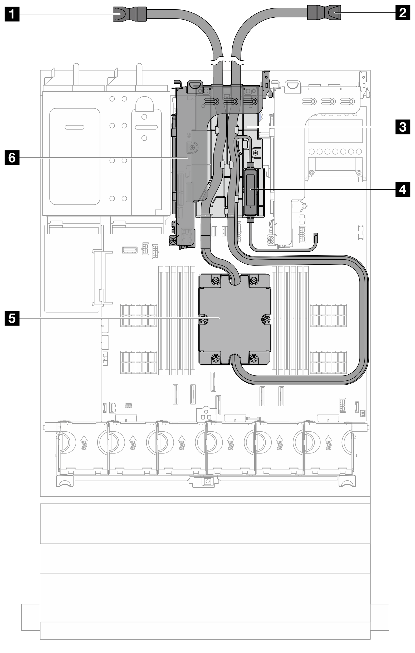 Top view with DWCM