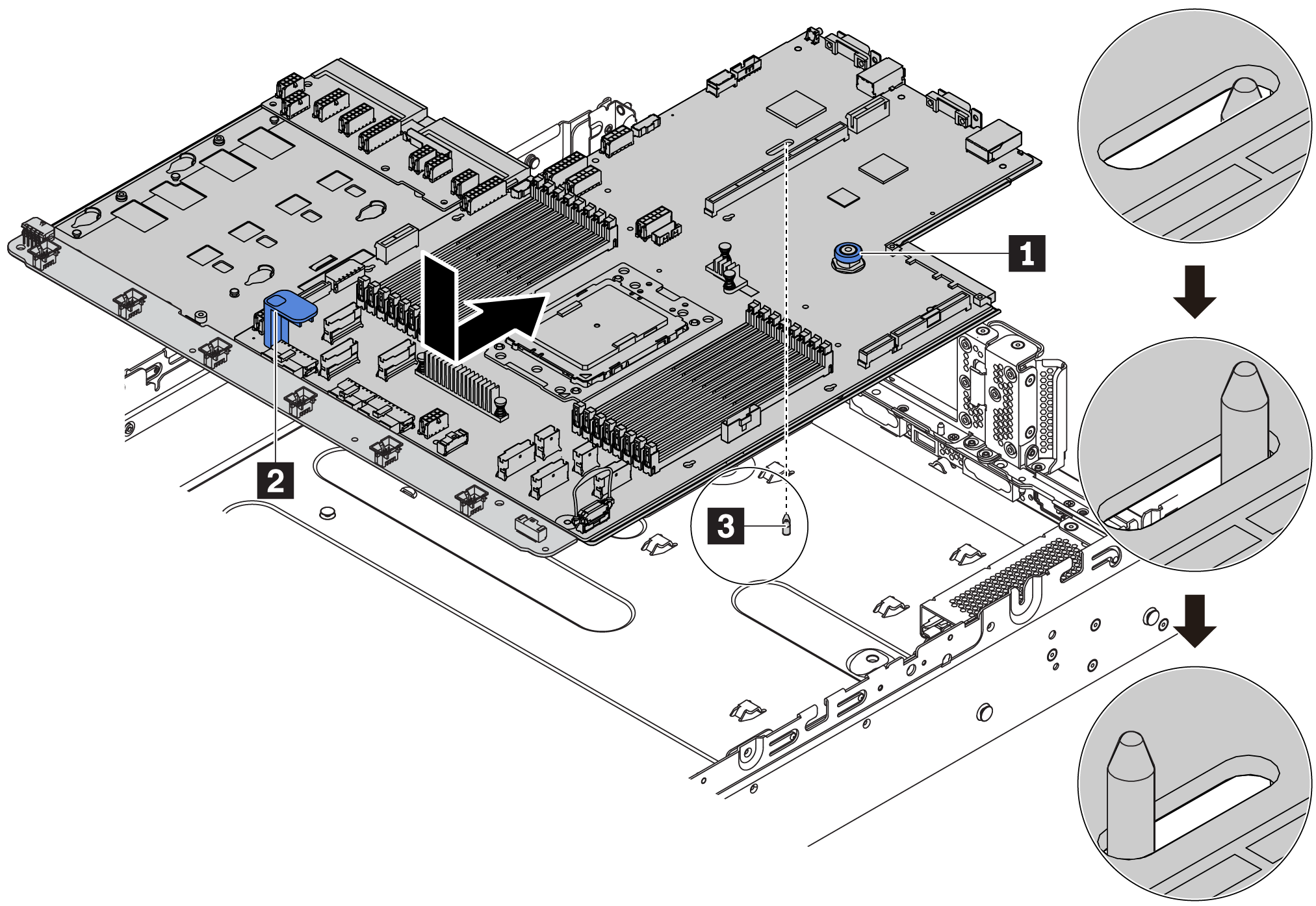 System board installation