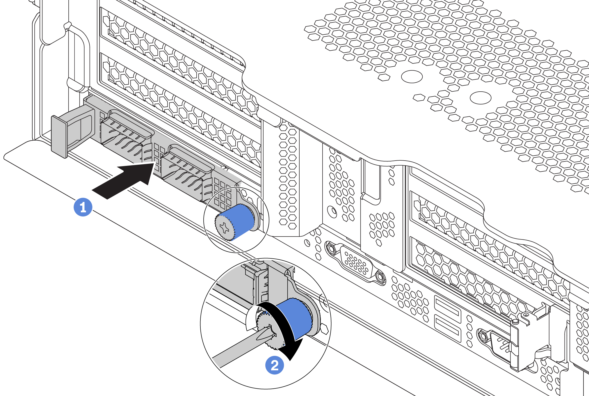 OCP 3.0 Ethernet adapter installation