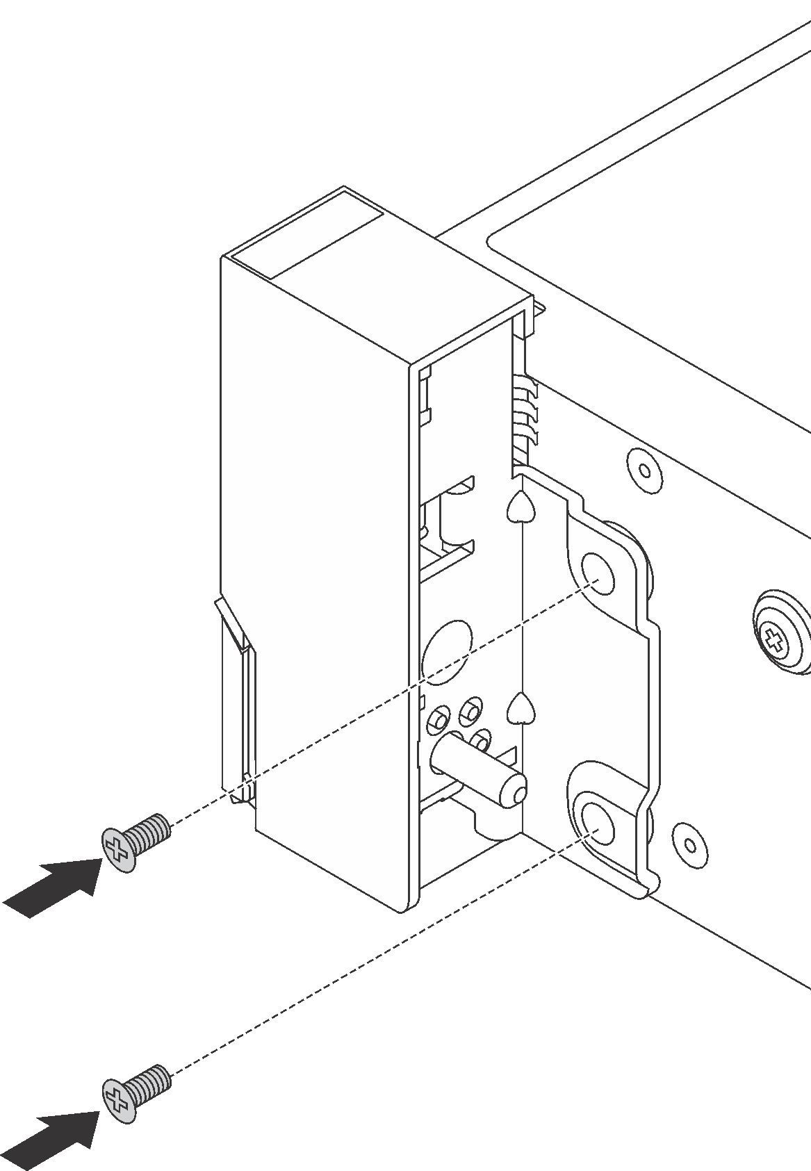 Screws installation