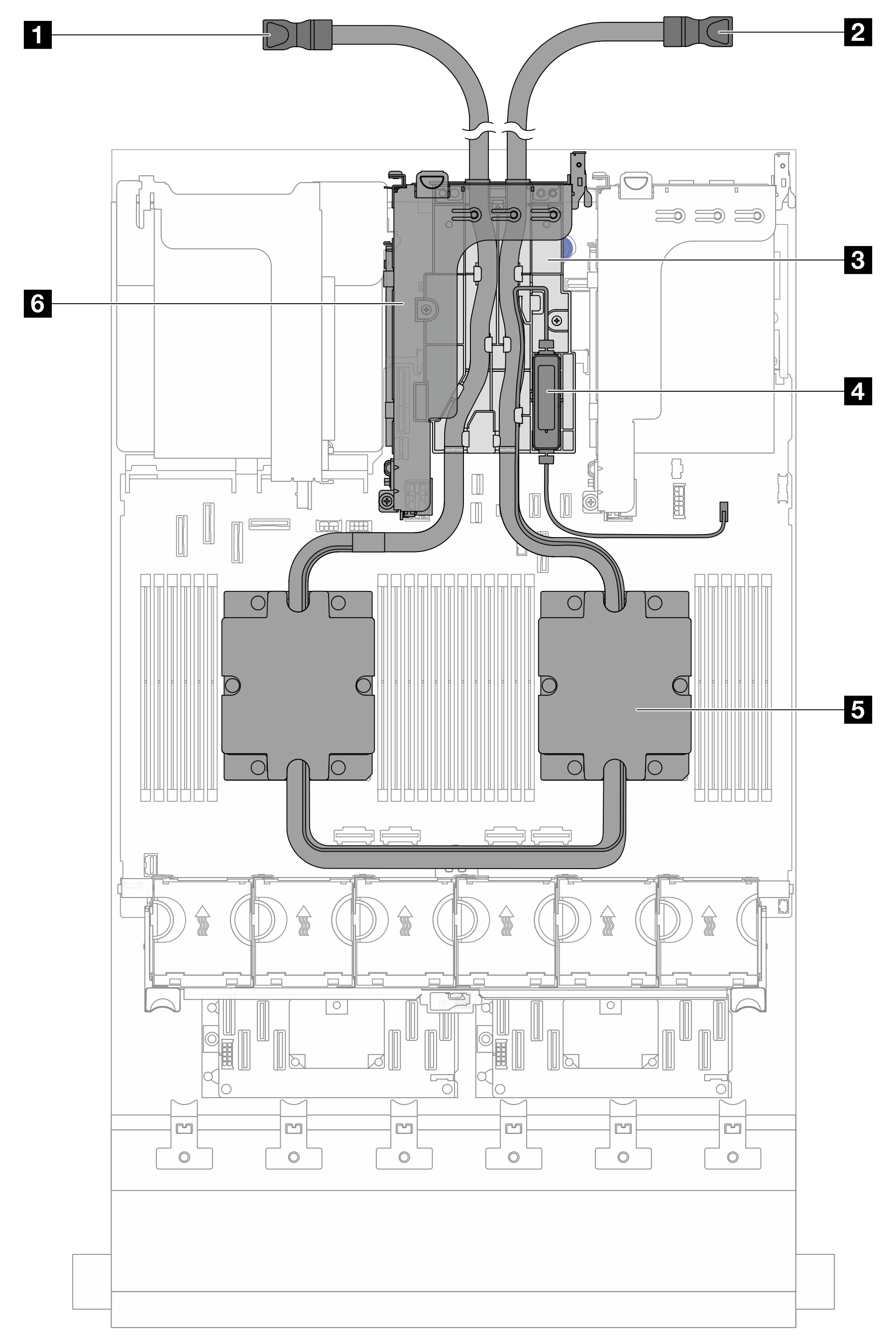 Top view with DWCM