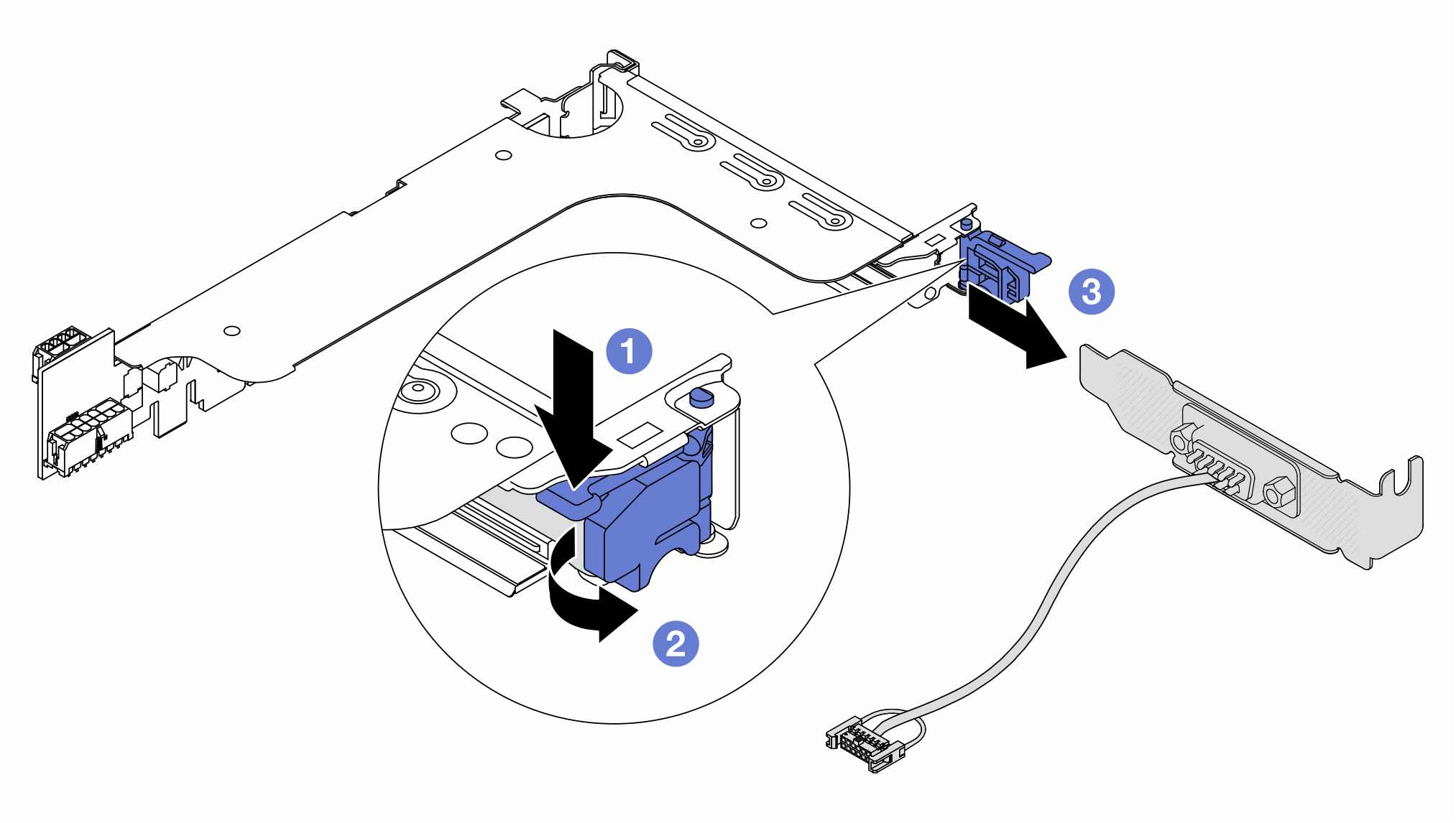 Removing the serial port module