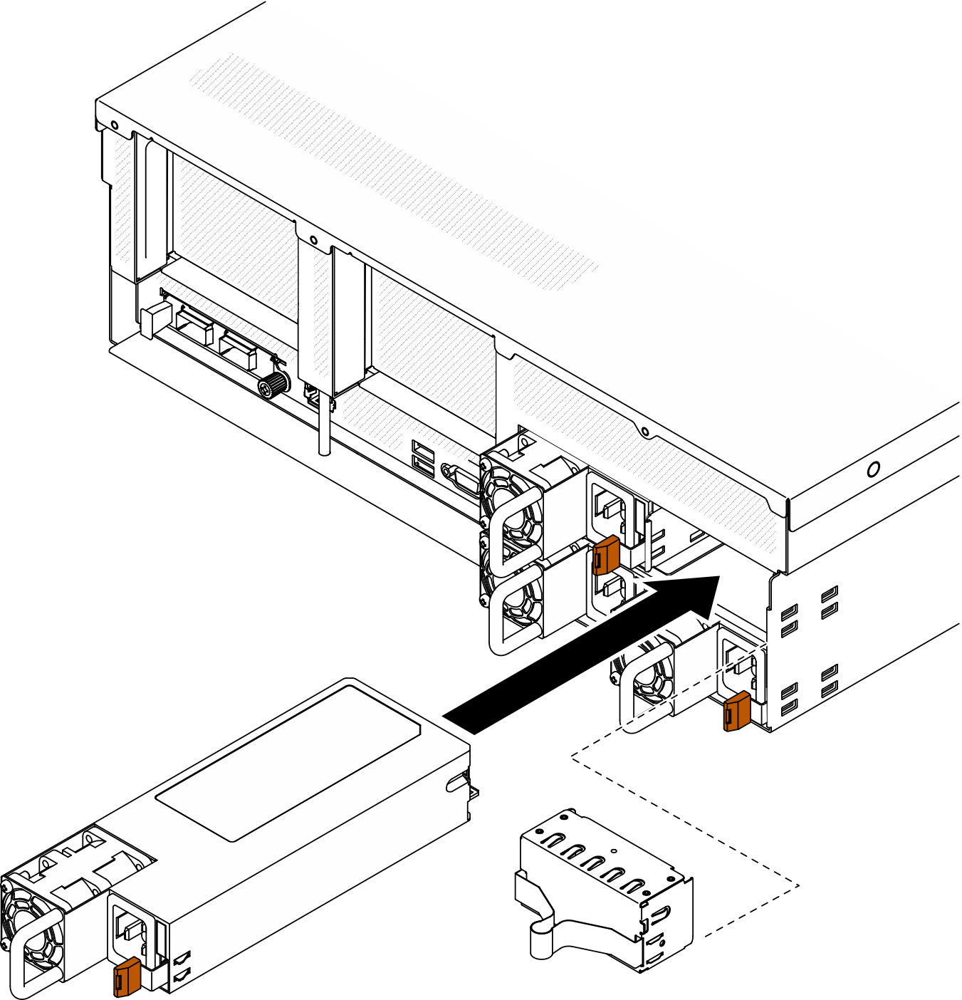 Installing power supply unit