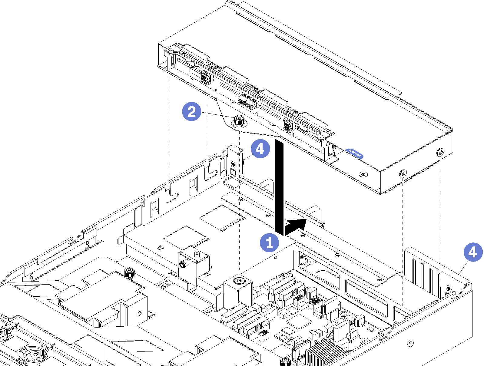 Drive cage installation