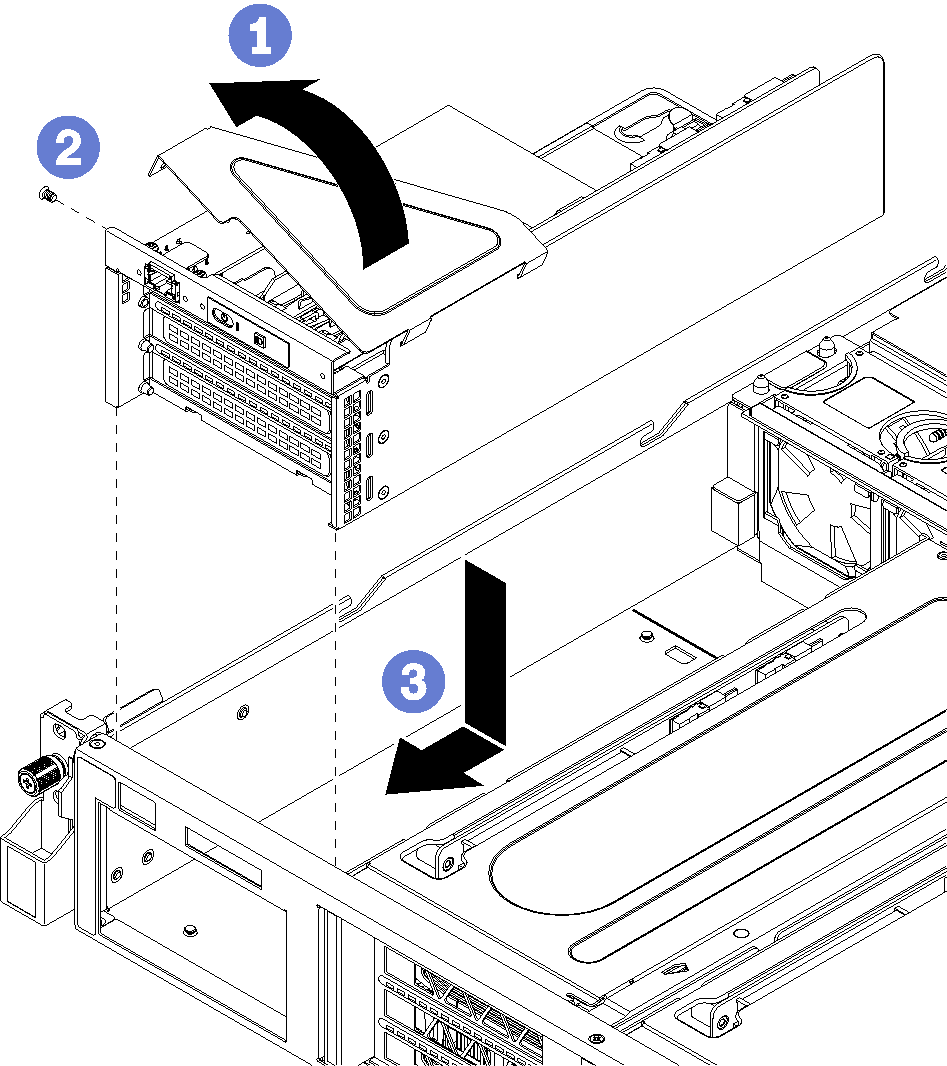 I/O expansion cage installation