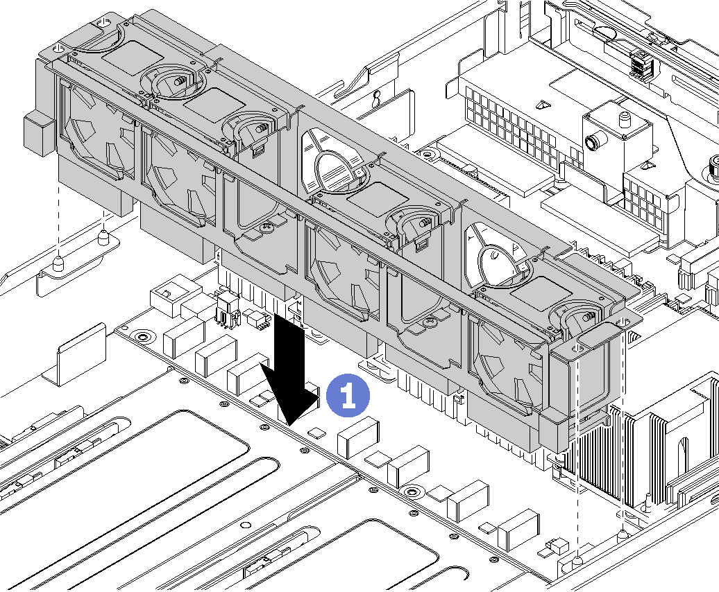 System fan cage installation