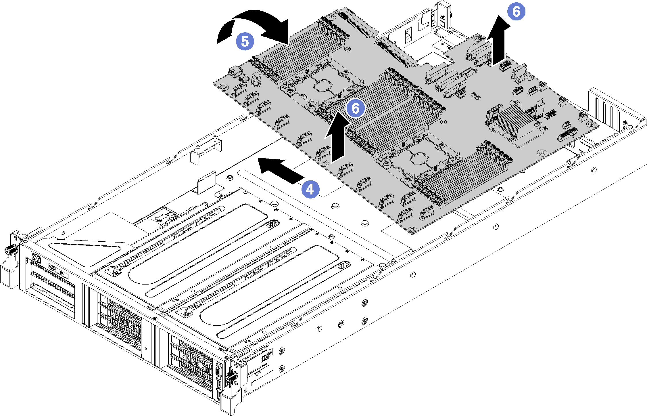 System board removal