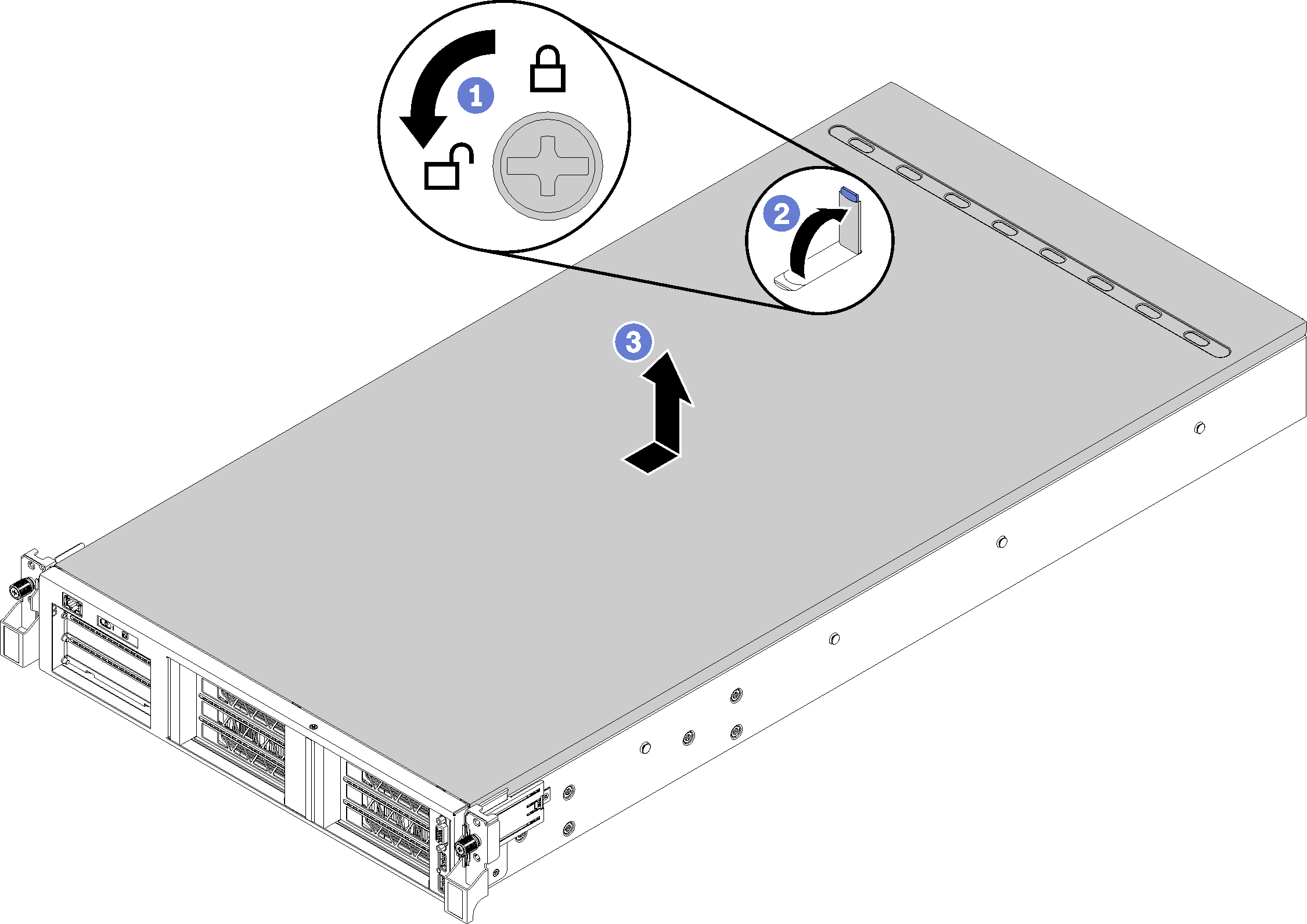 Top cover removal