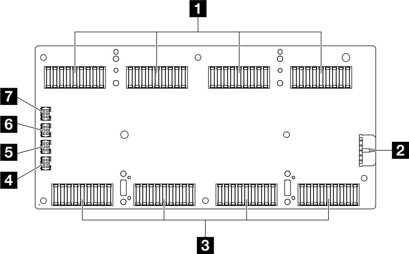 Interposer card connectors