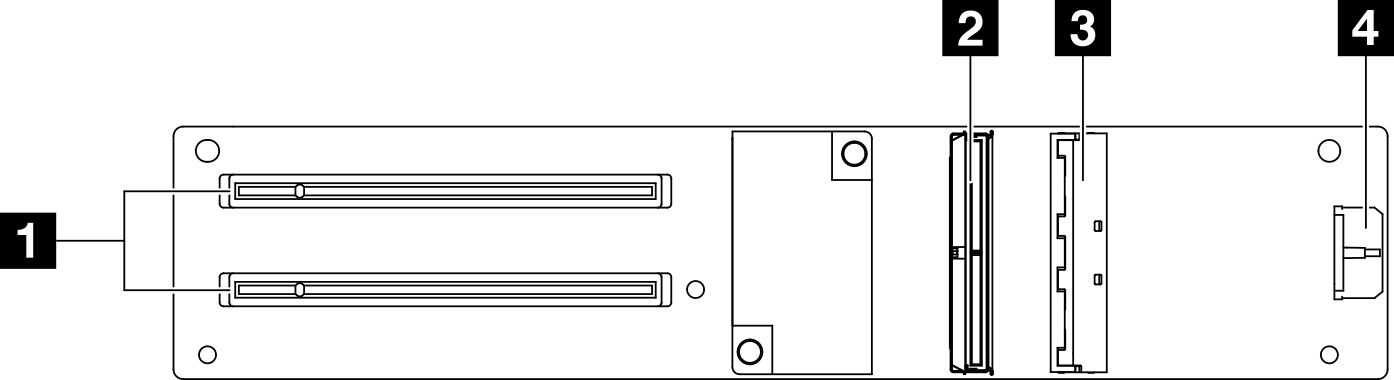 Front I/O expansion board connectors
