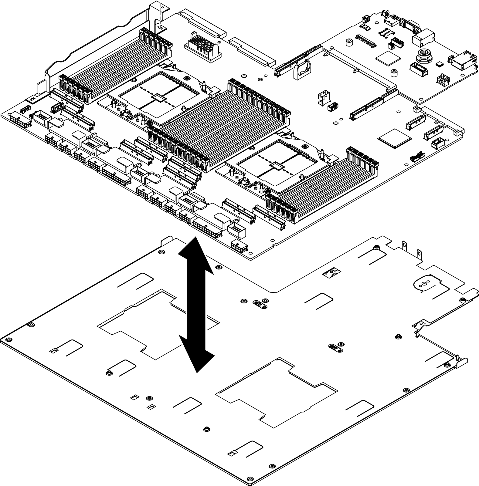 System board assembly disassembly