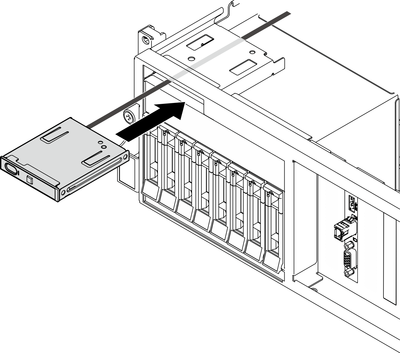 Front operator panel installation