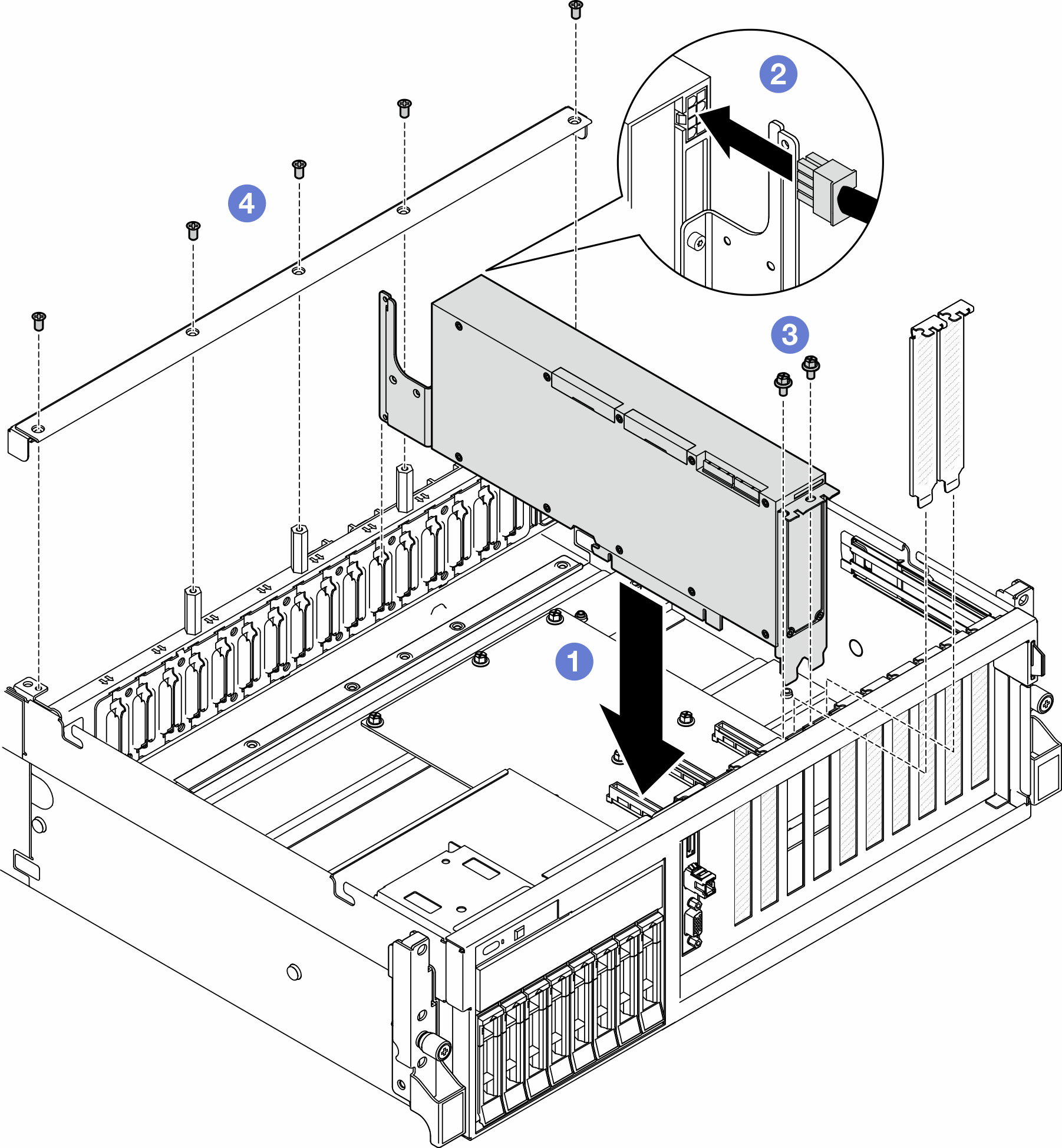 GPU adapter installation