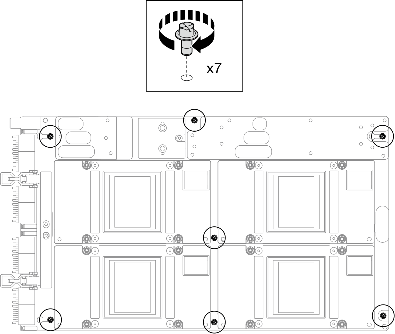 Phillips #1 screw installation