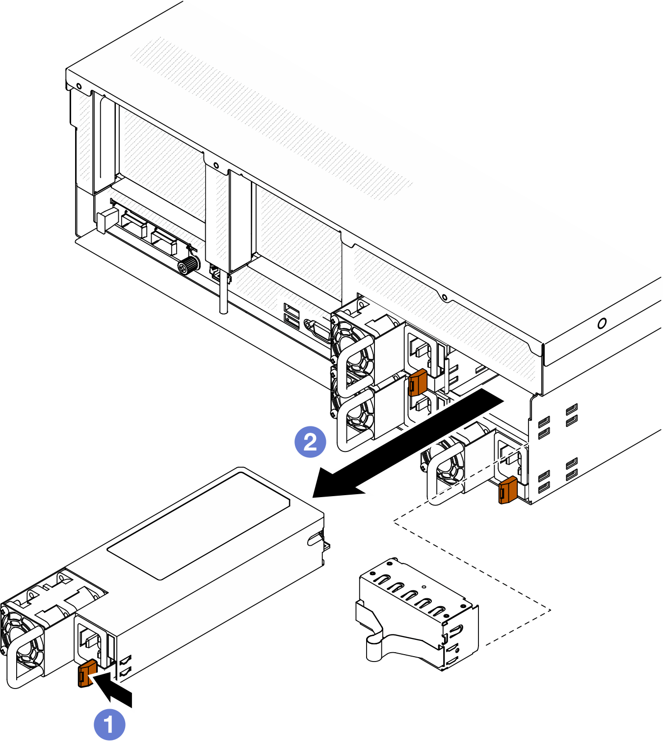 Power supply unit removal