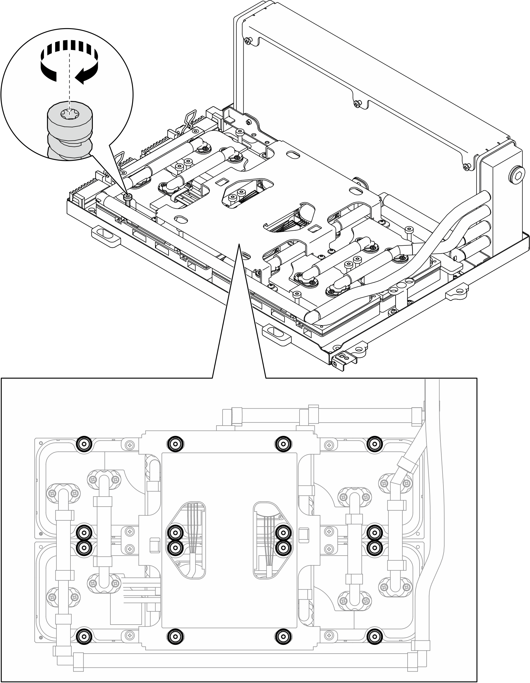 Torx T15 screw installation