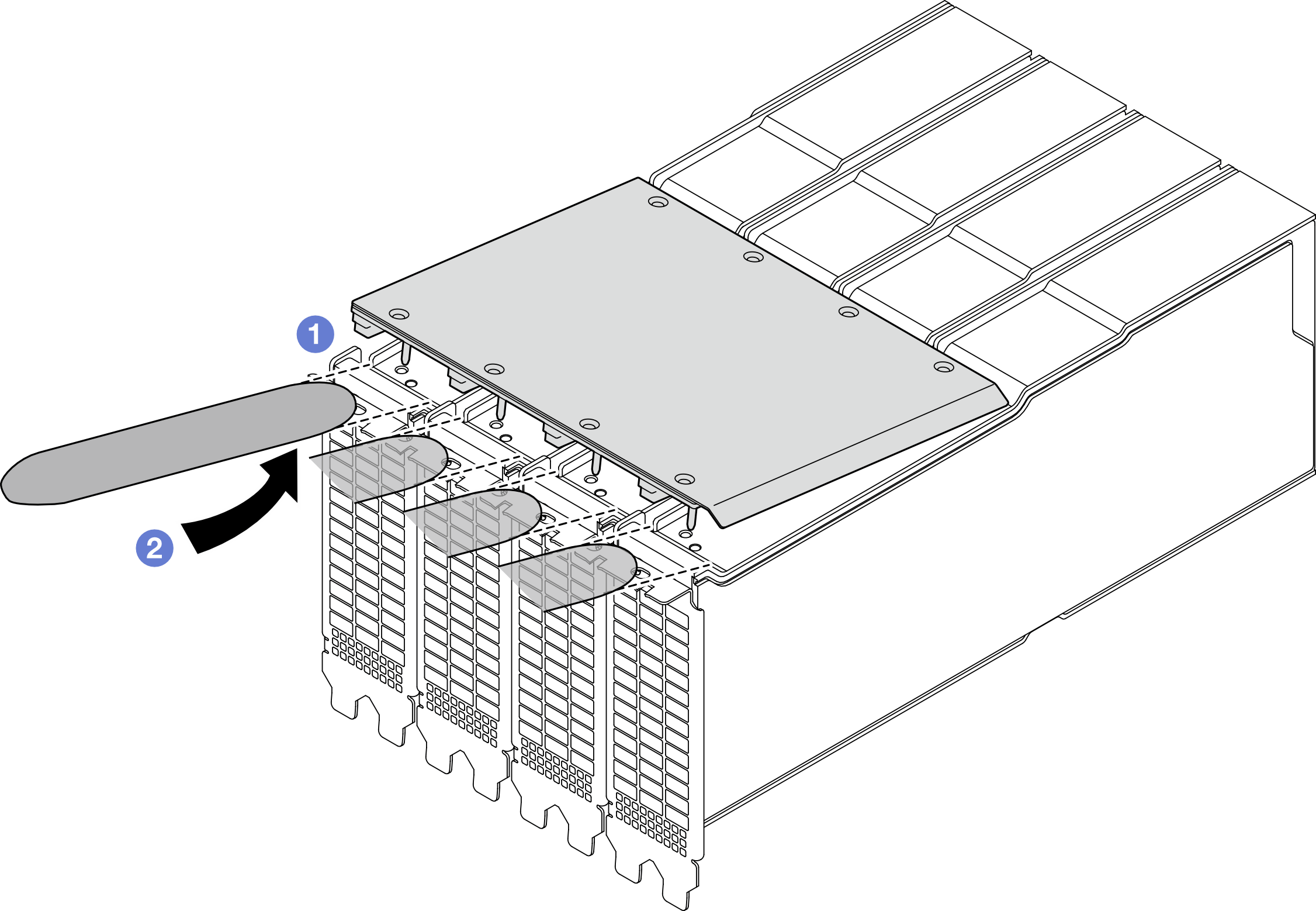 GPU adapter link bridge disengagement