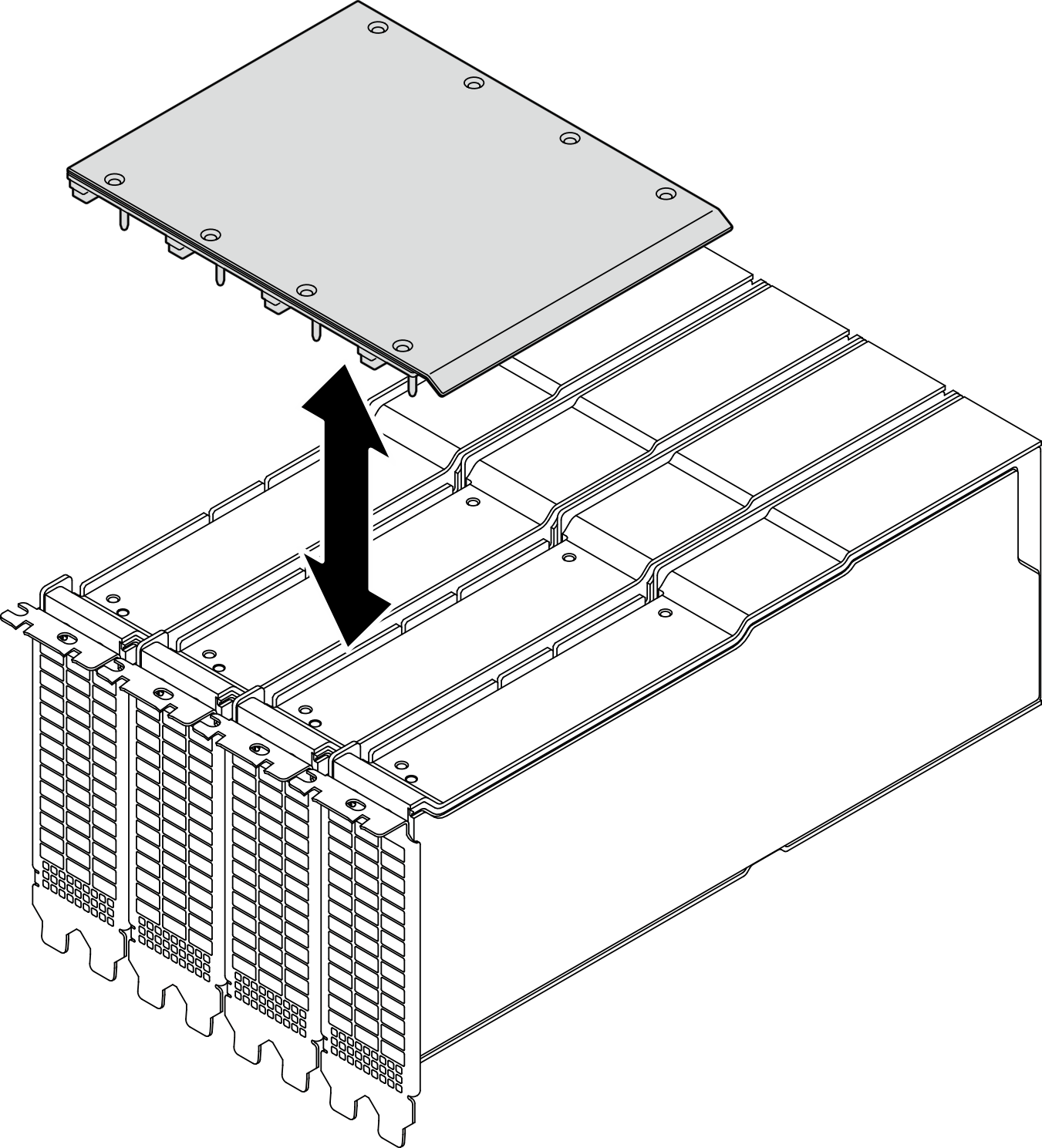 GPU adapter link bridge removal