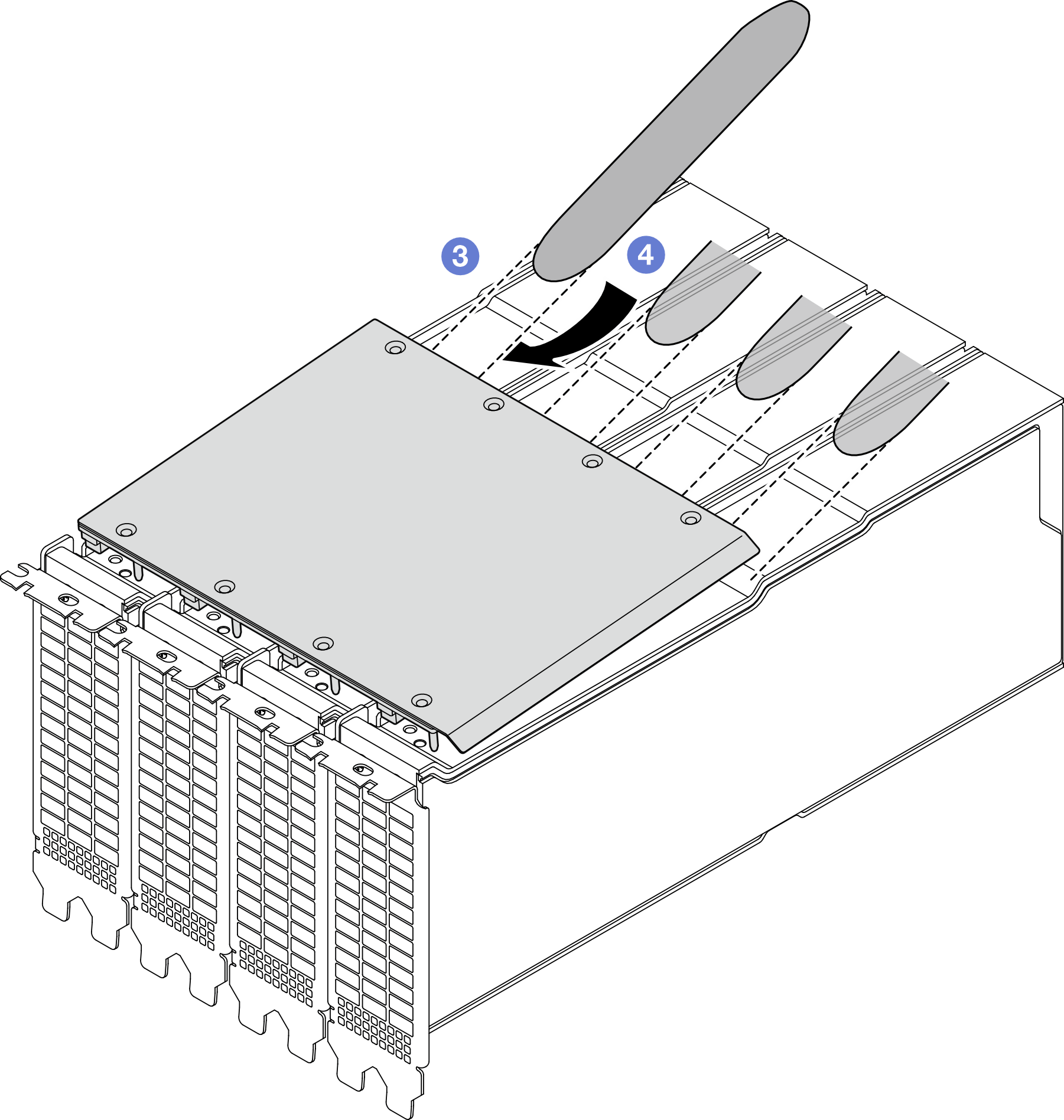 GPU adapter link bridge disengagement