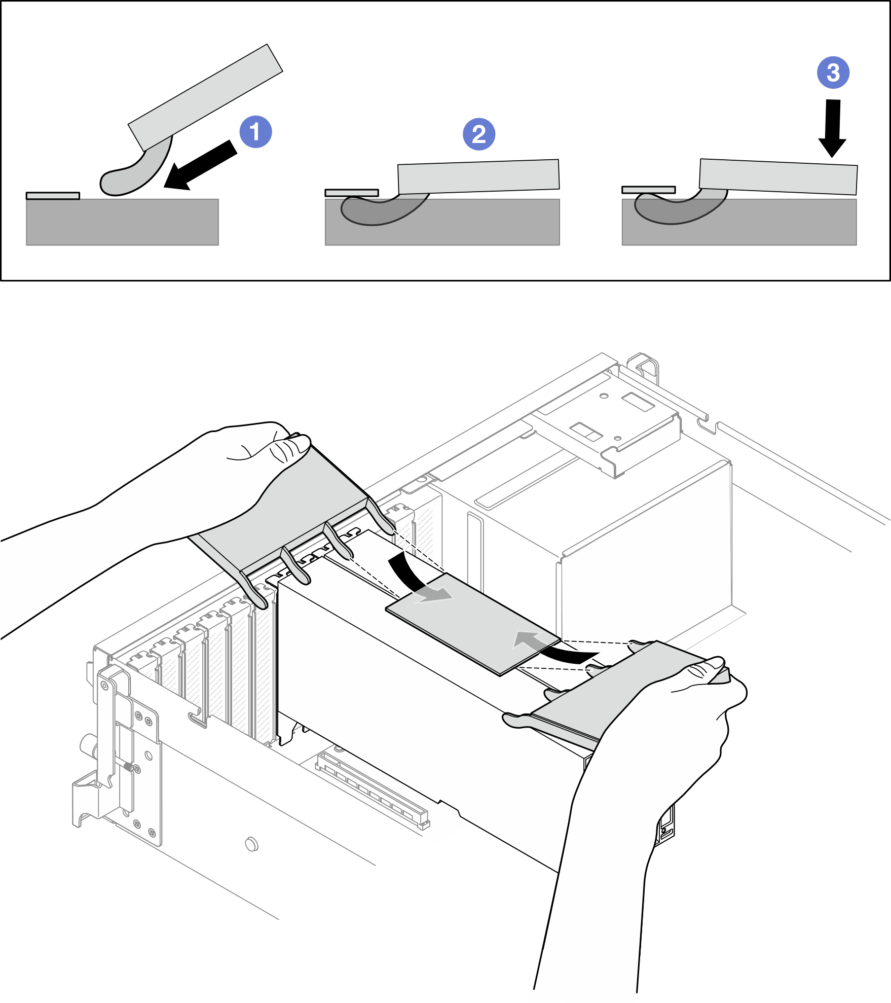 GPU adapter link bridge disengagement — 2-way link bridge