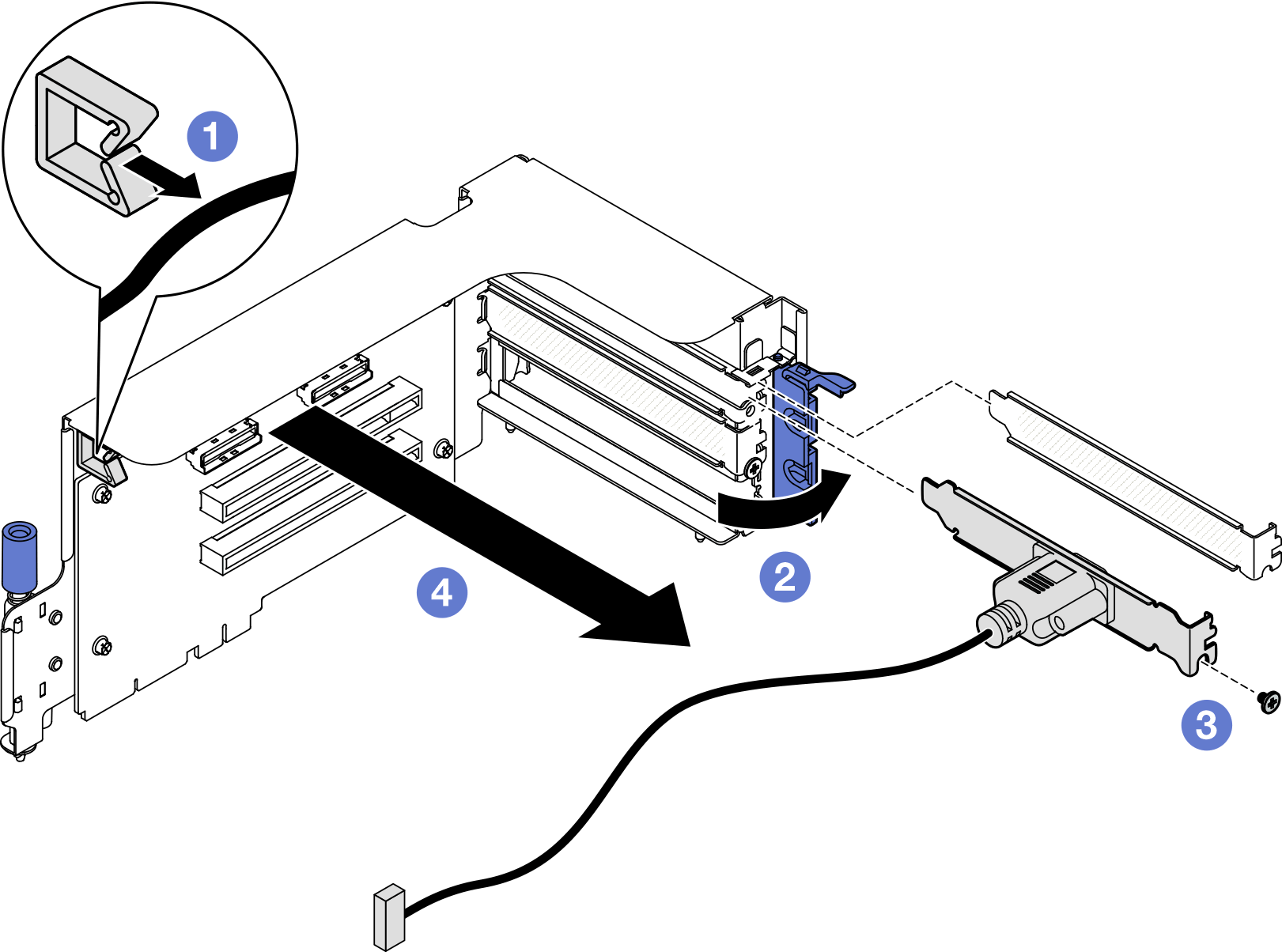 Serial port module removal