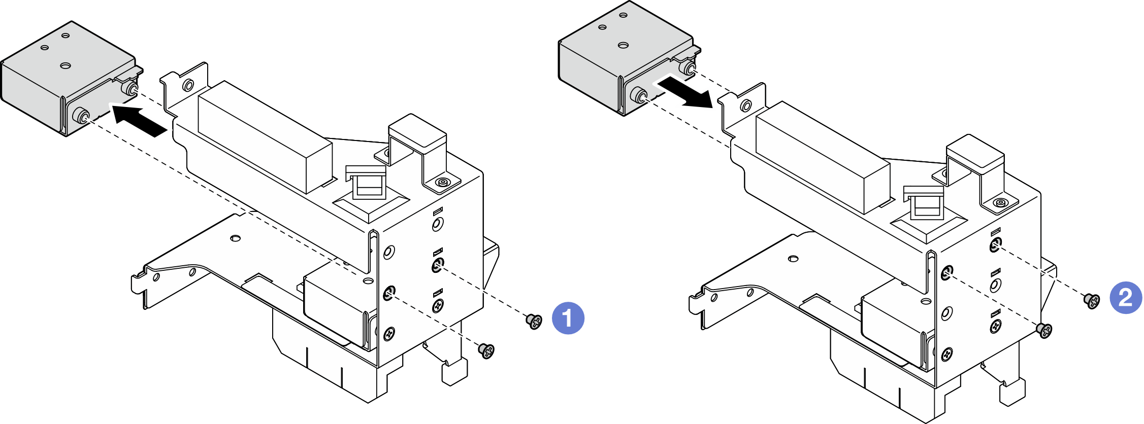 Adjusting the PCIe half-height support brace position