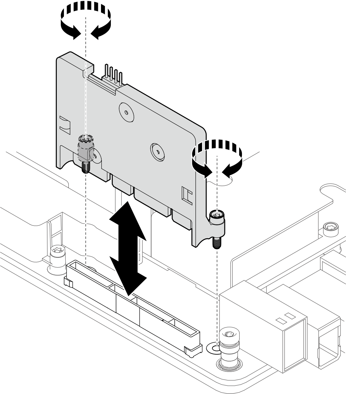 HMC card installation
