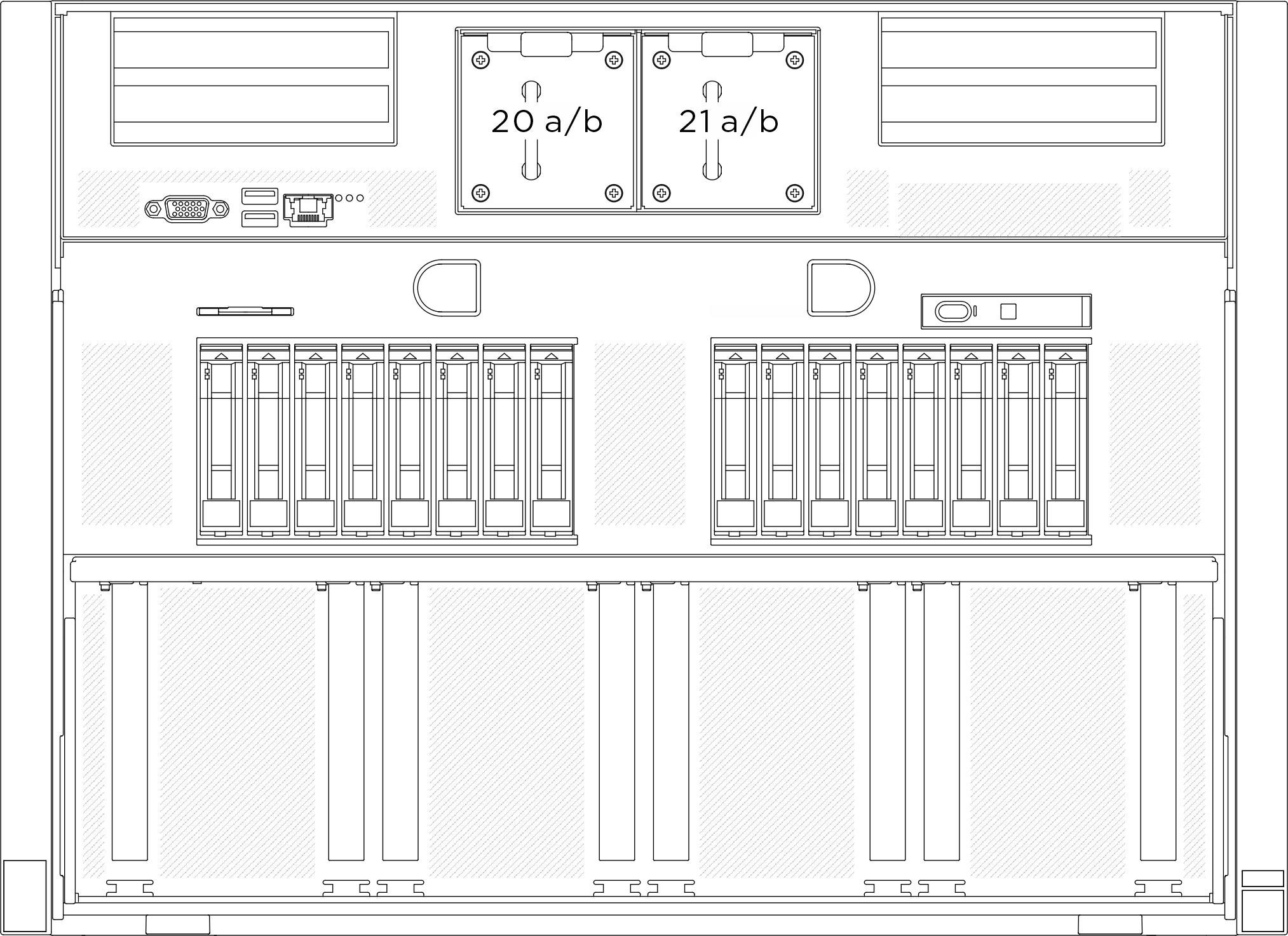 Front fan numbering