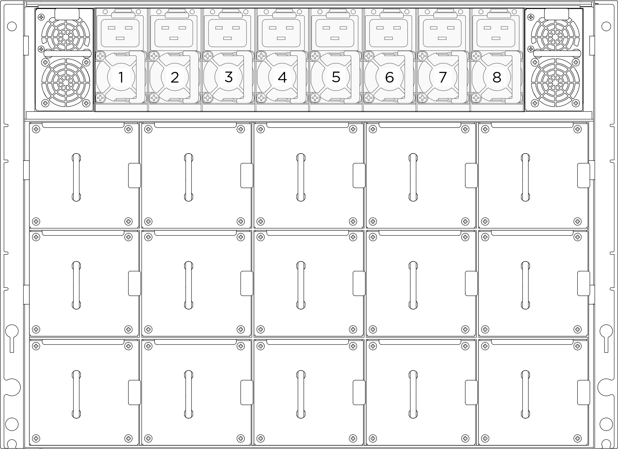 Power supply bay numbering
