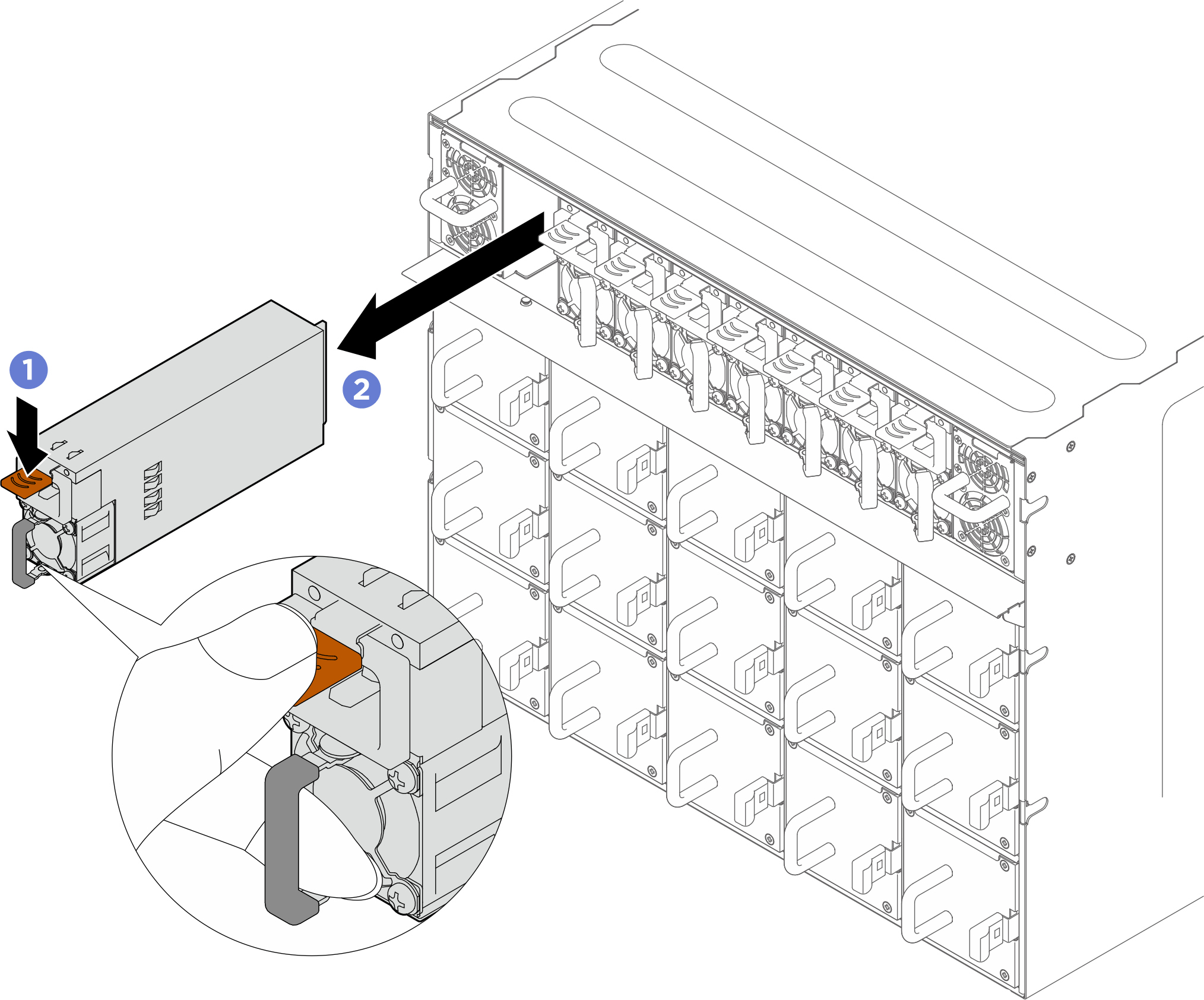 Power supply unit removal