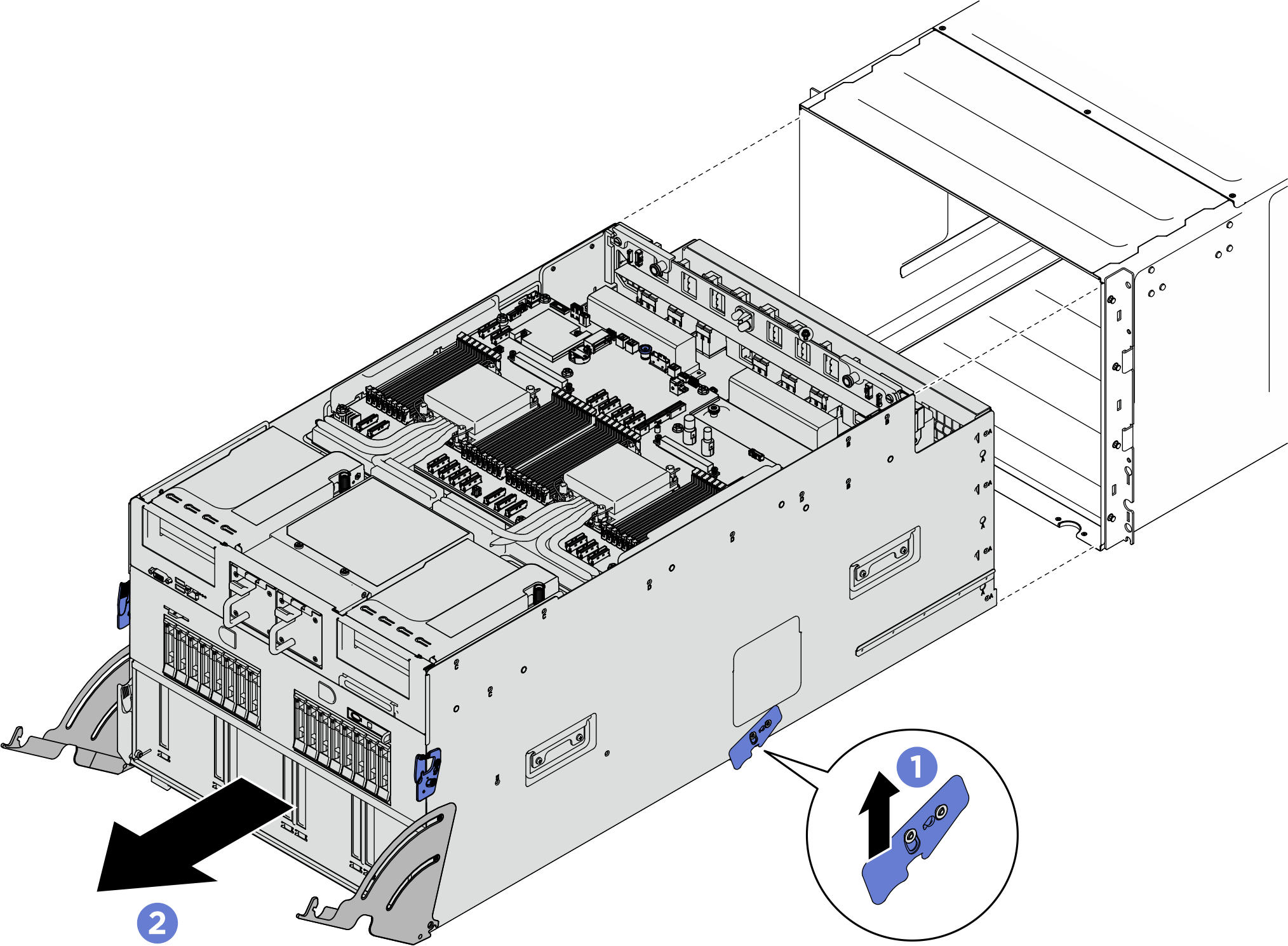 System shuttle removal