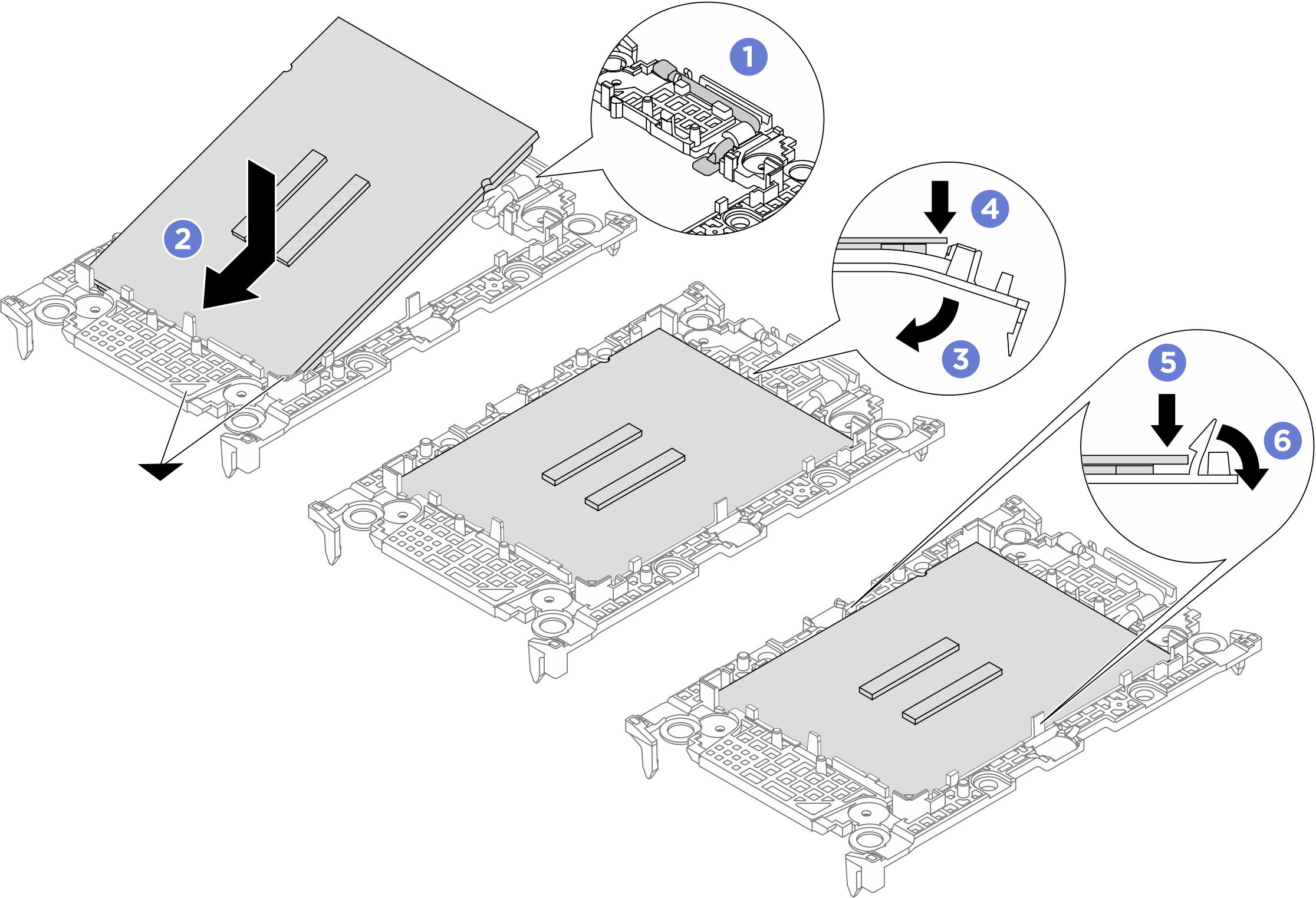 Installing a processor carrier